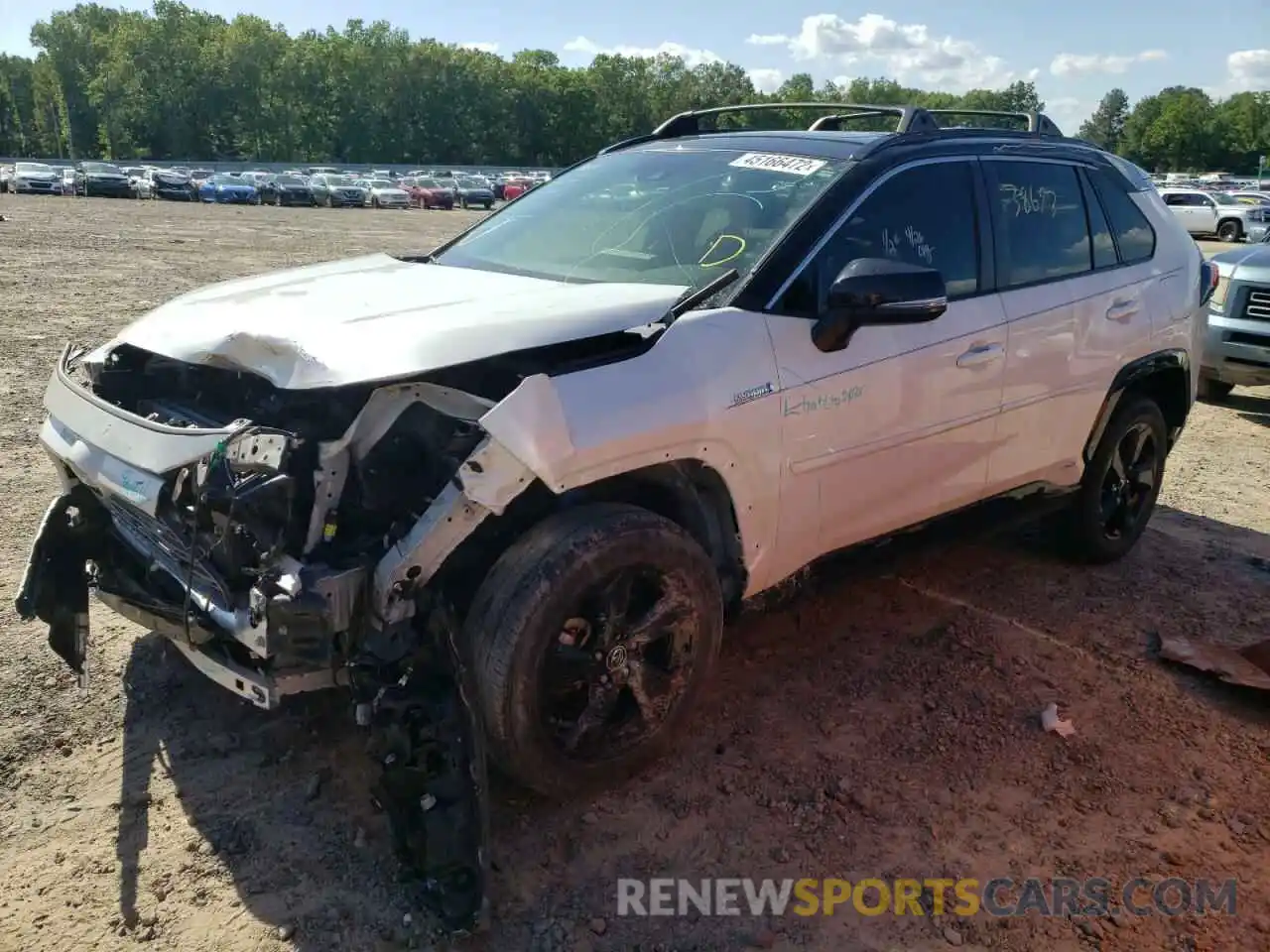 2 Photograph of a damaged car JTMEWRFV9KJ014696 TOYOTA RAV4 2019