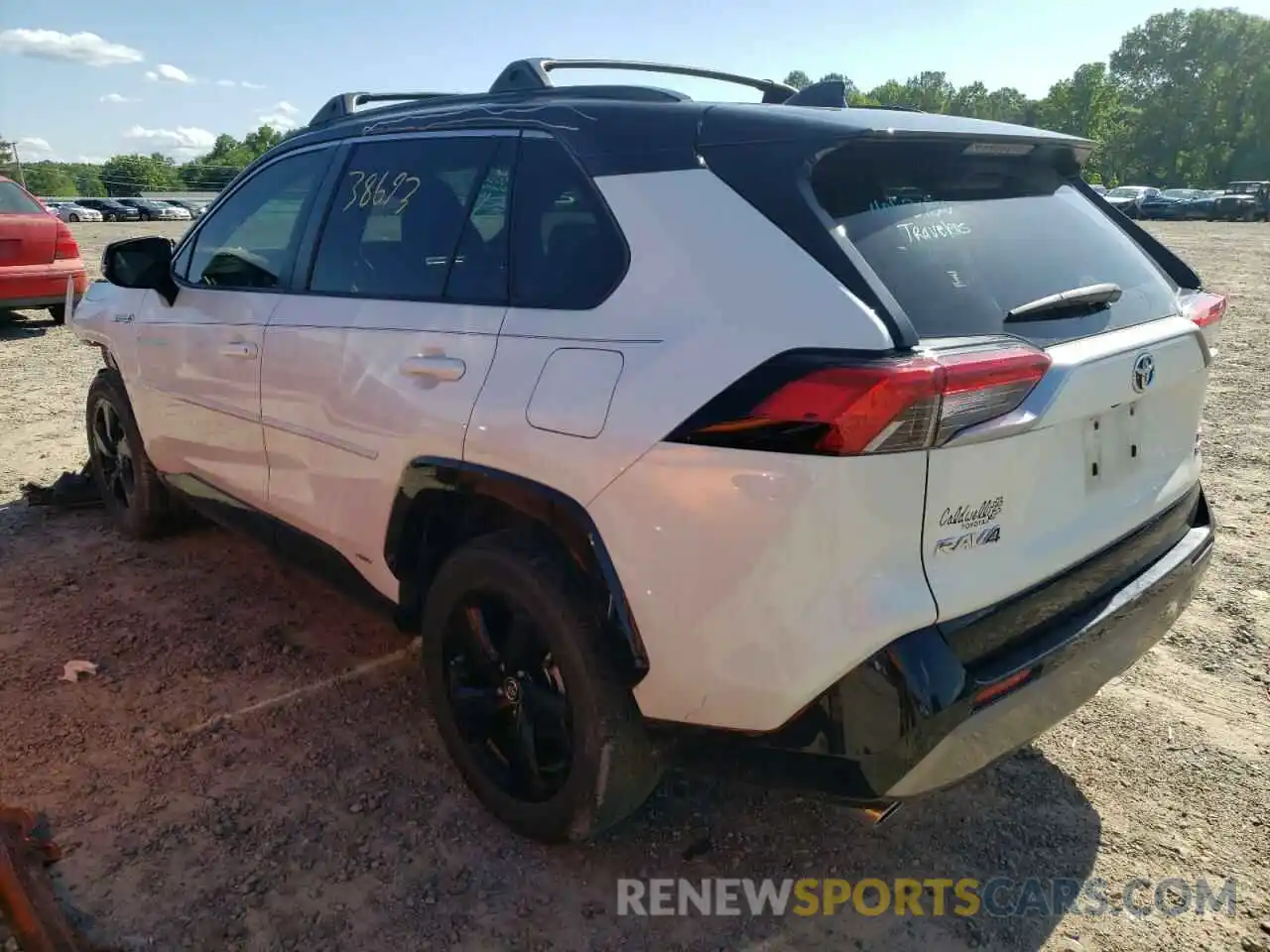 3 Фотография поврежденного автомобиля JTMEWRFV9KJ014696 TOYOTA RAV4 2019