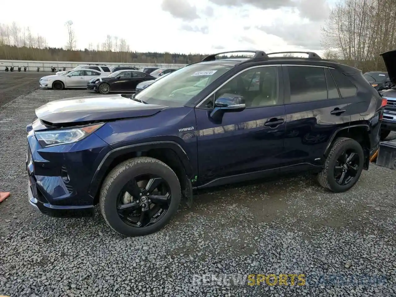 1 Photograph of a damaged car JTMEWRFV9KJ018361 TOYOTA RAV4 2019