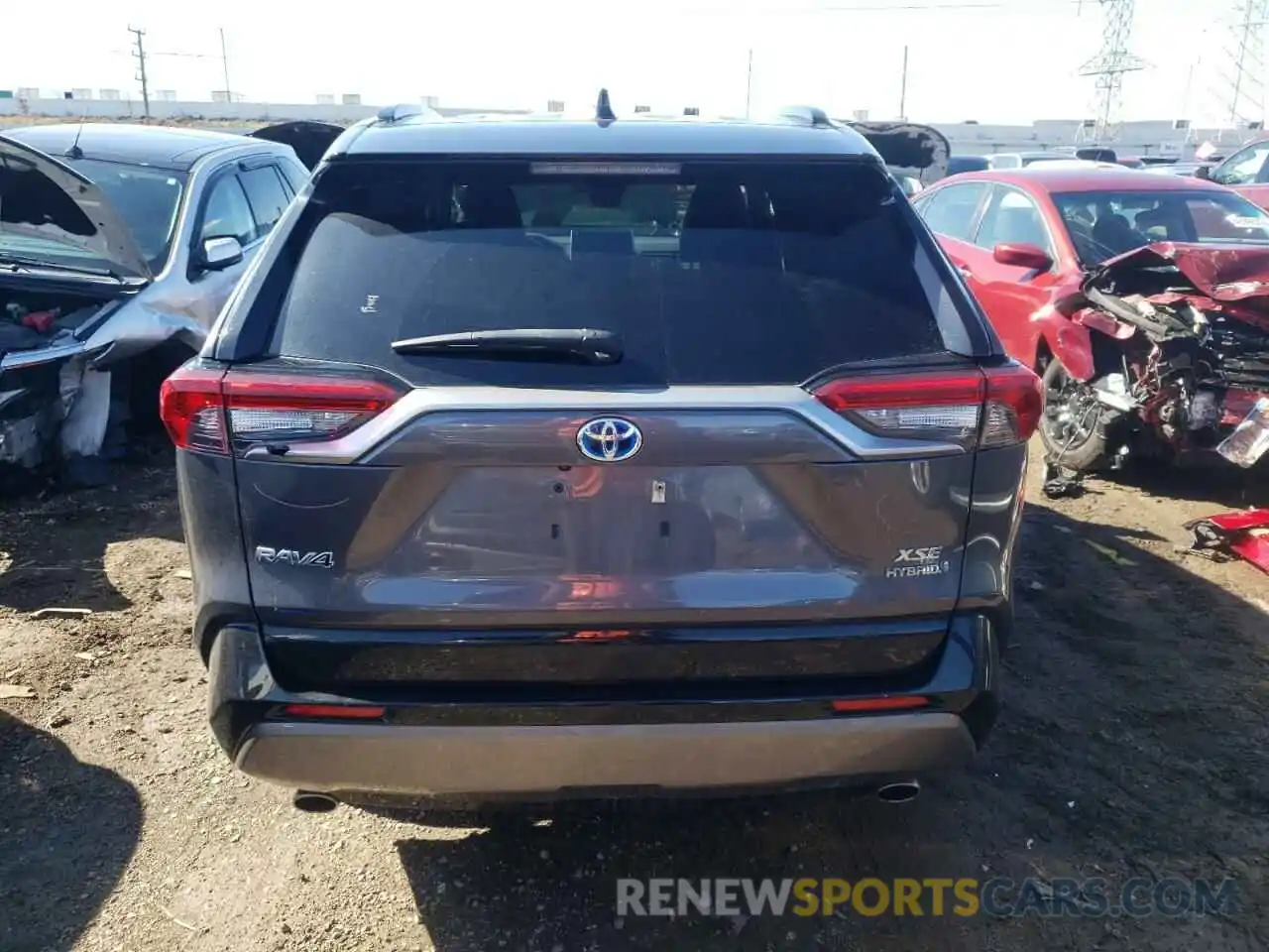 6 Фотография поврежденного автомобиля JTMEWRFV9KJ020918 TOYOTA RAV4 2019