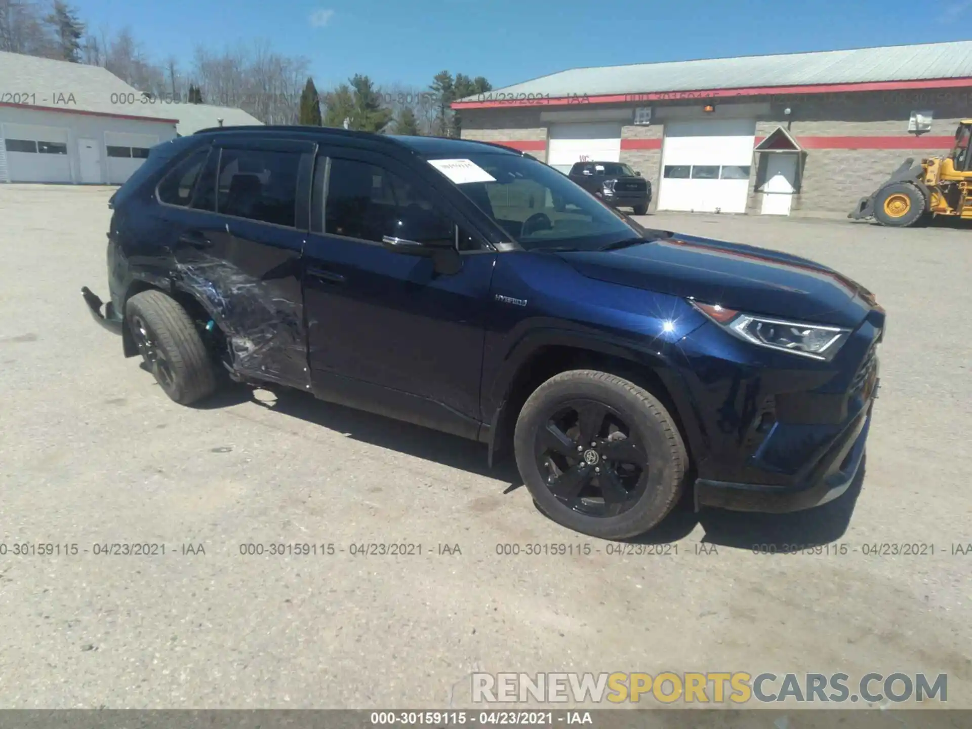 1 Photograph of a damaged car JTMEWRFV9KJ026640 TOYOTA RAV4 2019