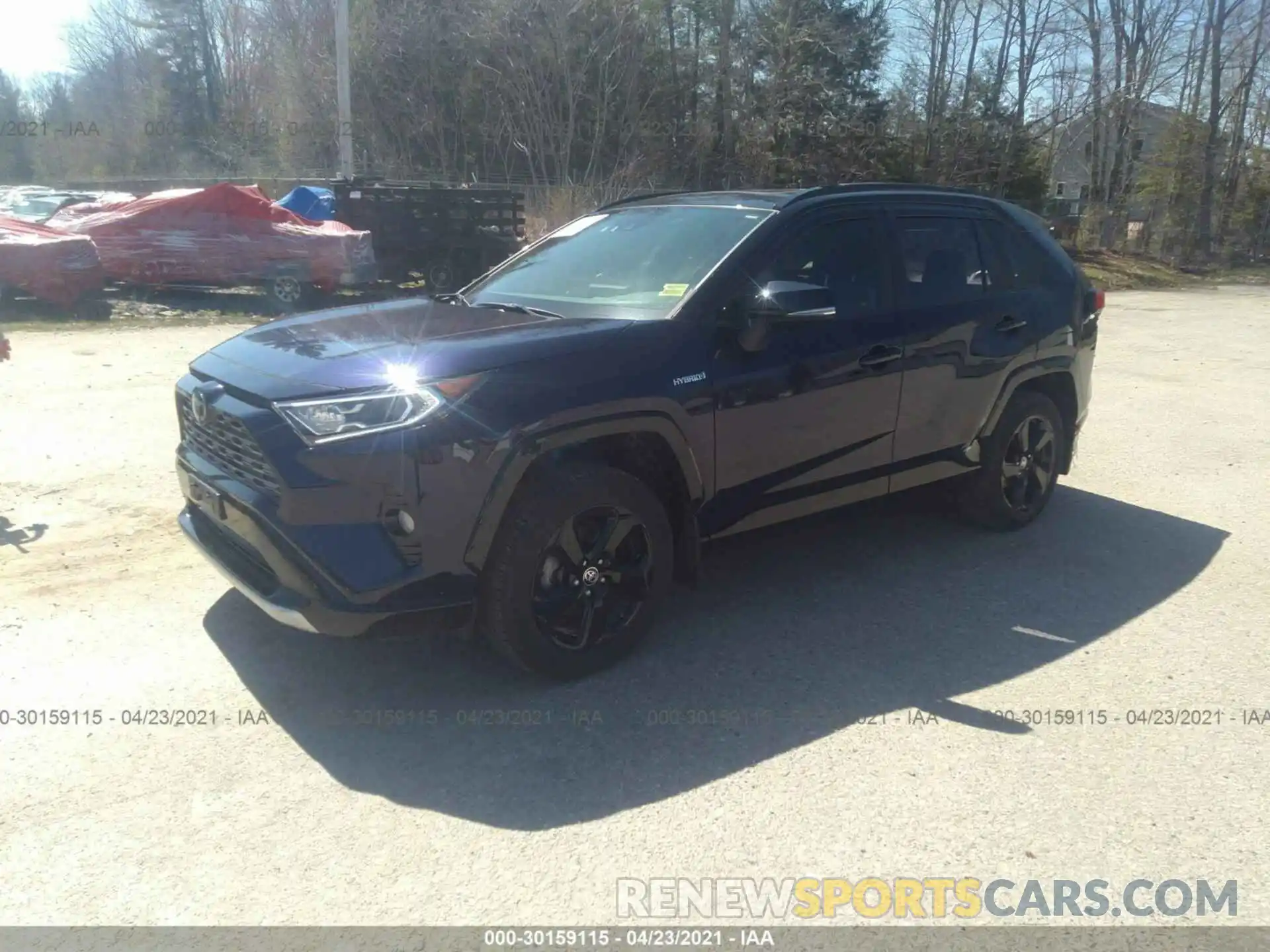 2 Photograph of a damaged car JTMEWRFV9KJ026640 TOYOTA RAV4 2019