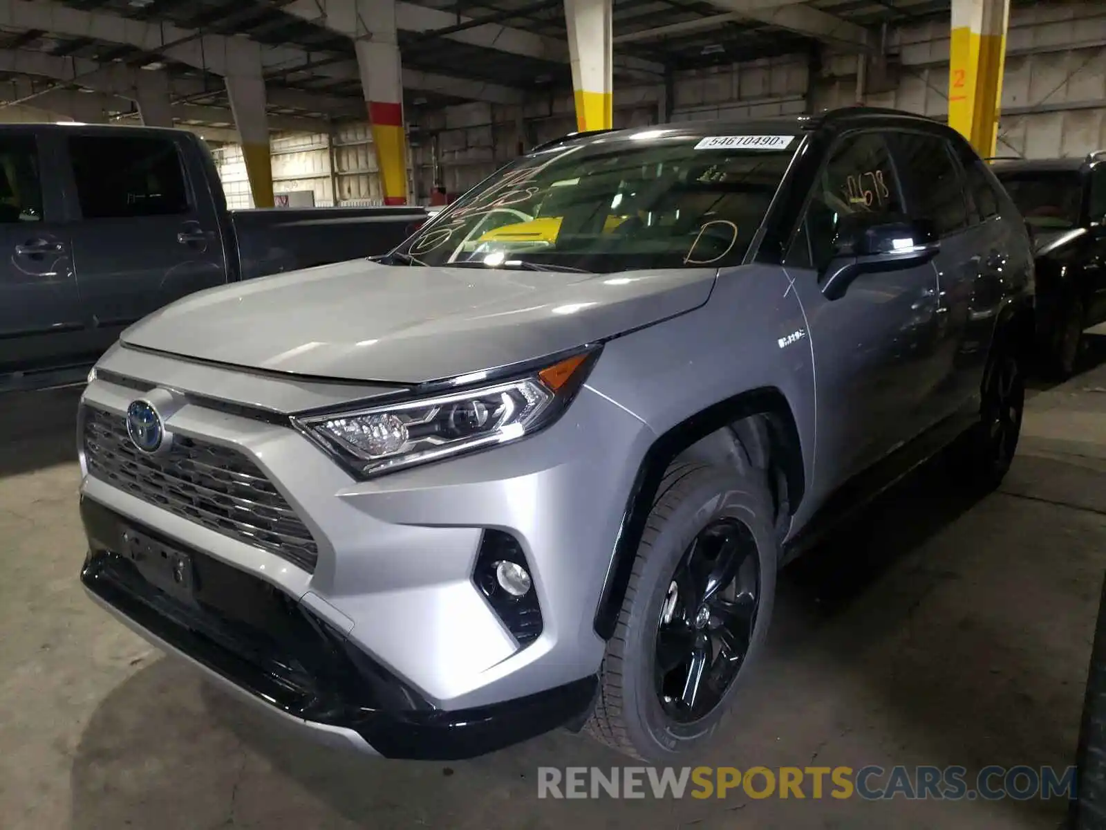 2 Фотография поврежденного автомобиля JTMEWRFVXKD505678 TOYOTA RAV4 2019