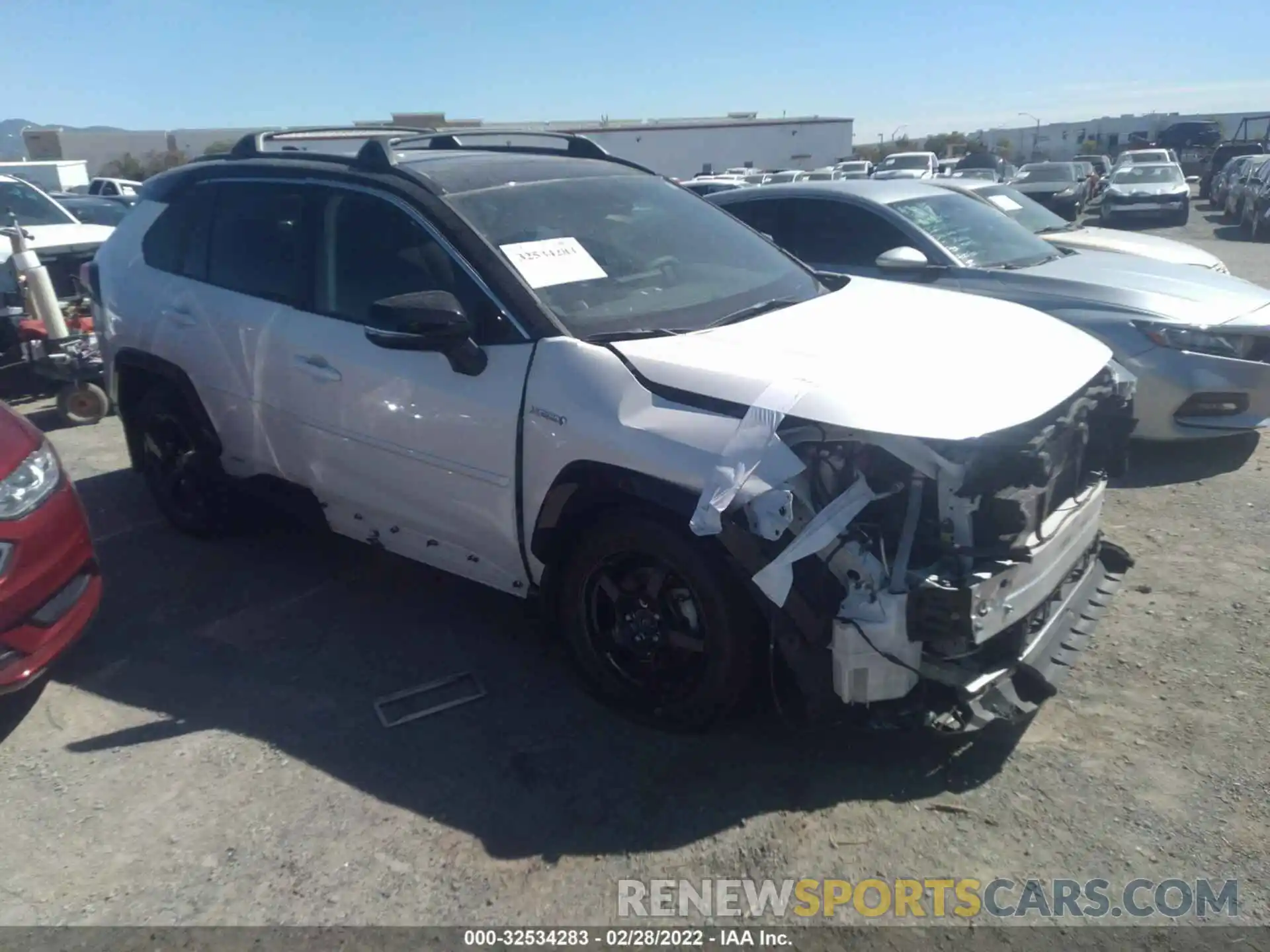 1 Photograph of a damaged car JTMEWRFVXKD509018 TOYOTA RAV4 2019