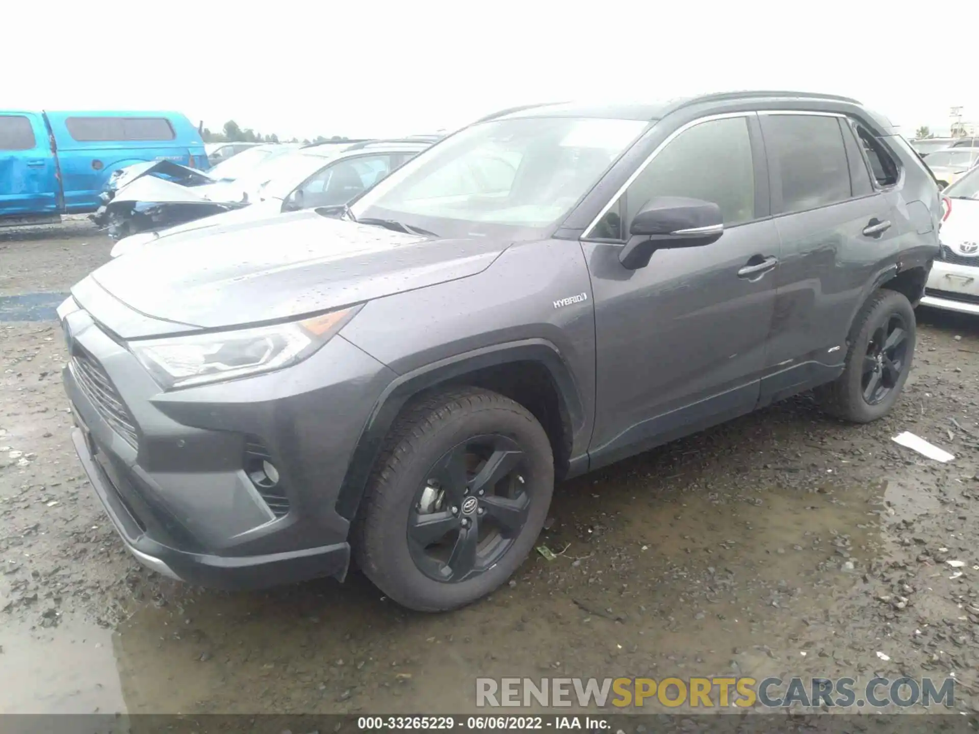 2 Photograph of a damaged car JTMEWRFVXKD510508 TOYOTA RAV4 2019