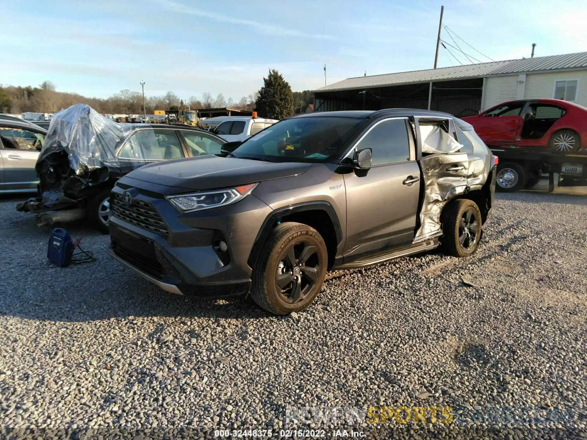 2 Photograph of a damaged car JTMEWRFVXKD511321 TOYOTA RAV4 2019