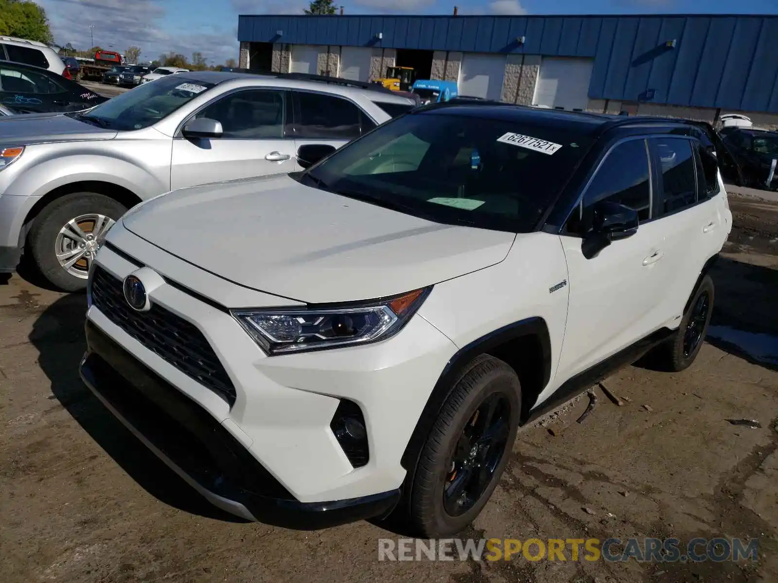 2 Photograph of a damaged car JTMEWRFVXKJ001908 TOYOTA RAV4 2019