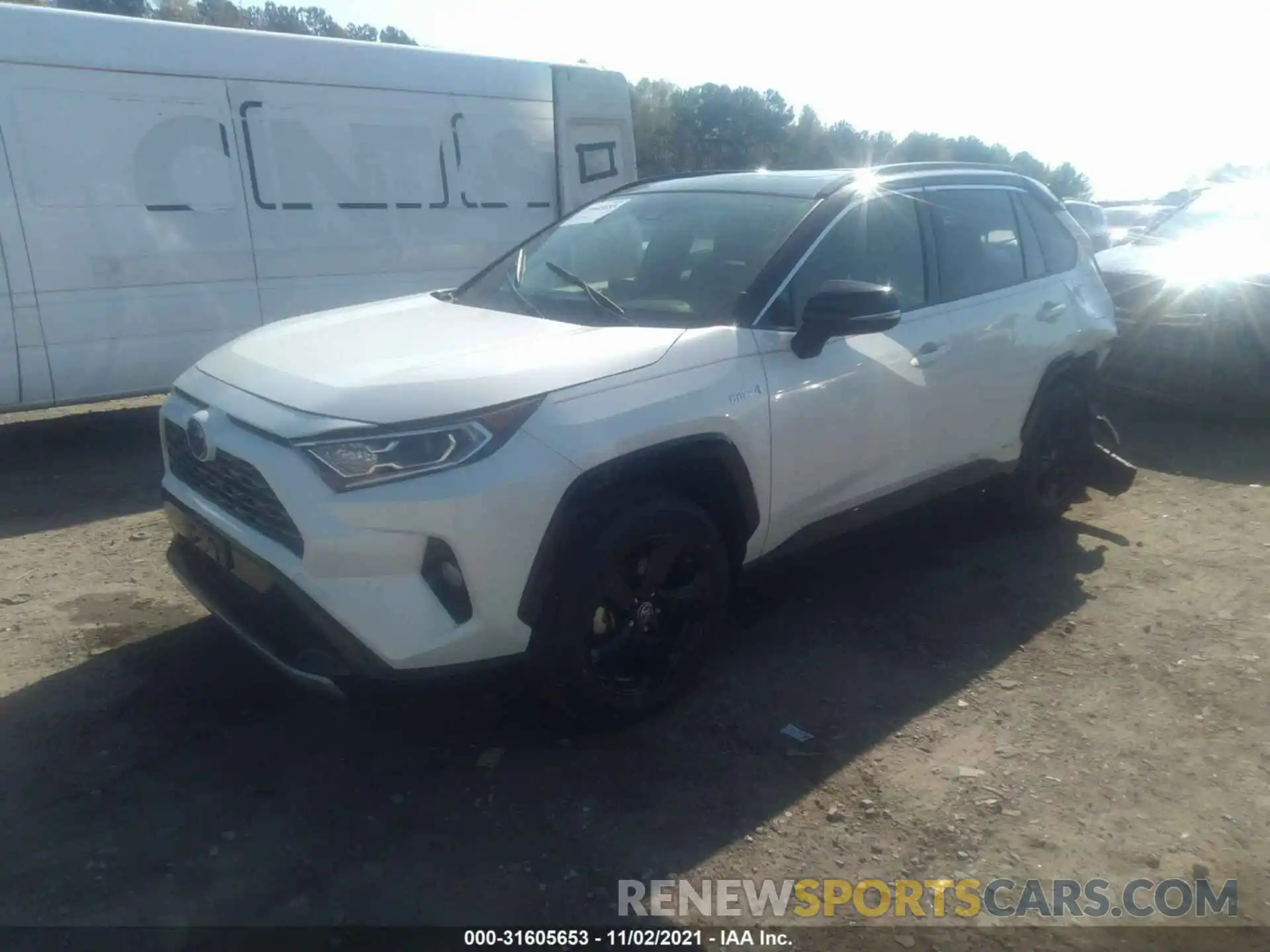 2 Photograph of a damaged car JTMEWRFVXKJ004291 TOYOTA RAV4 2019