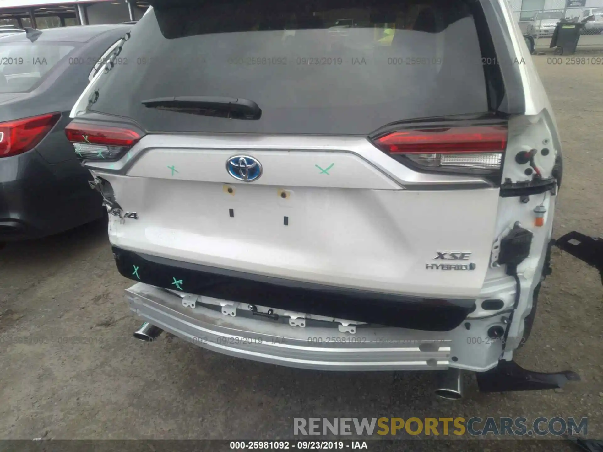 6 Photograph of a damaged car JTMEWRFVXKJ004985 TOYOTA RAV4 2019