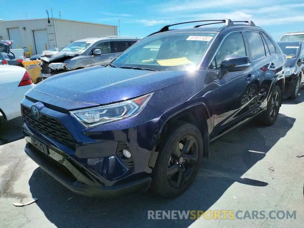 2 Photograph of a damaged car JTMEWRFVXKJ007868 TOYOTA RAV4 2019