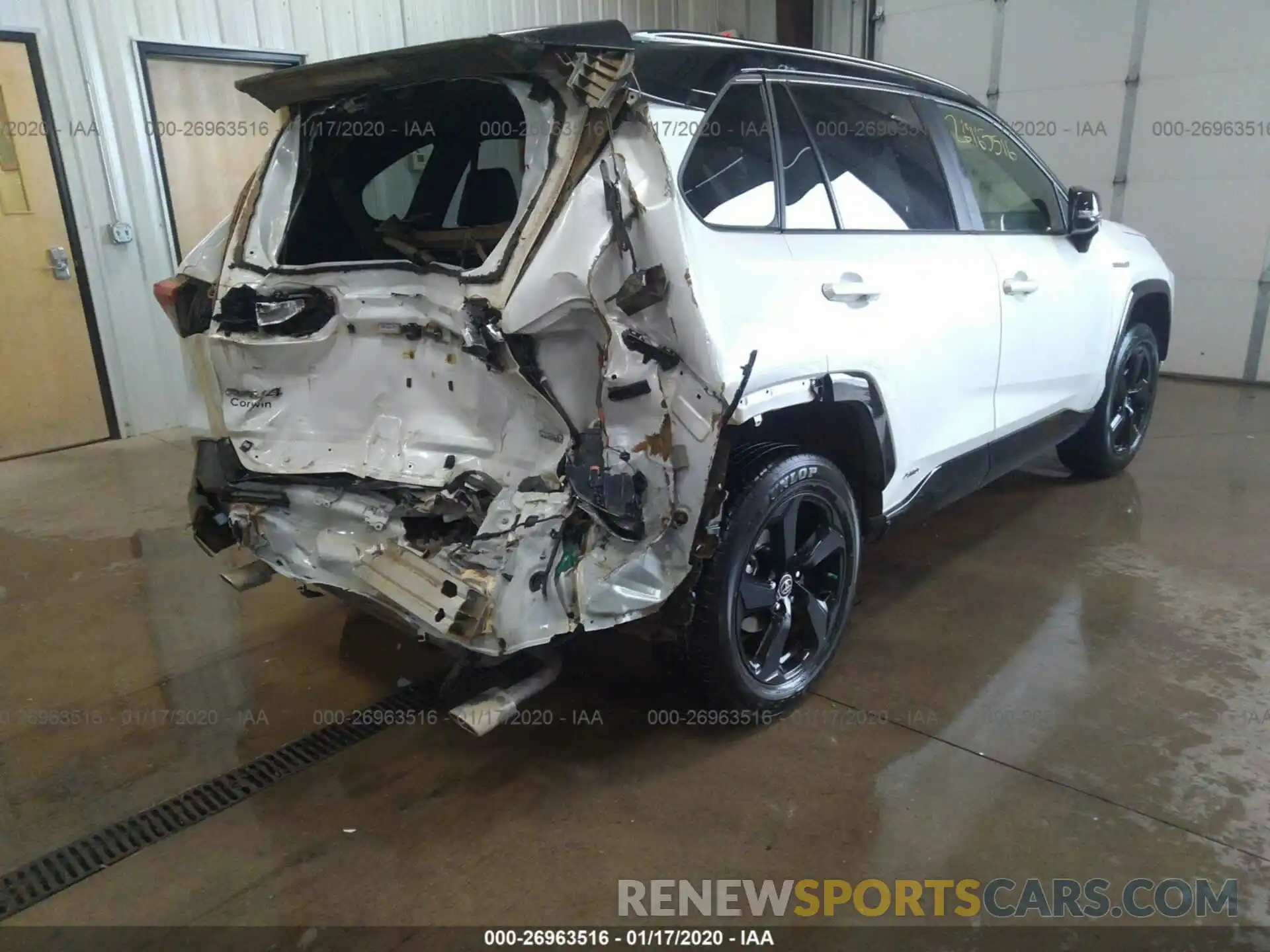 4 Photograph of a damaged car JTMEWRFVXKJ018630 TOYOTA RAV4 2019