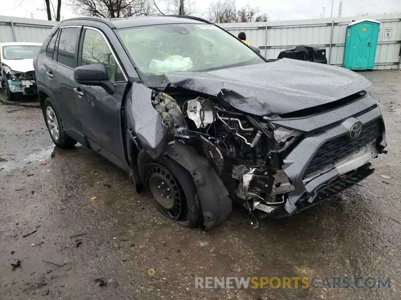 1 Photograph of a damaged car JTMF1RFV0KD005869 TOYOTA RAV4 2019