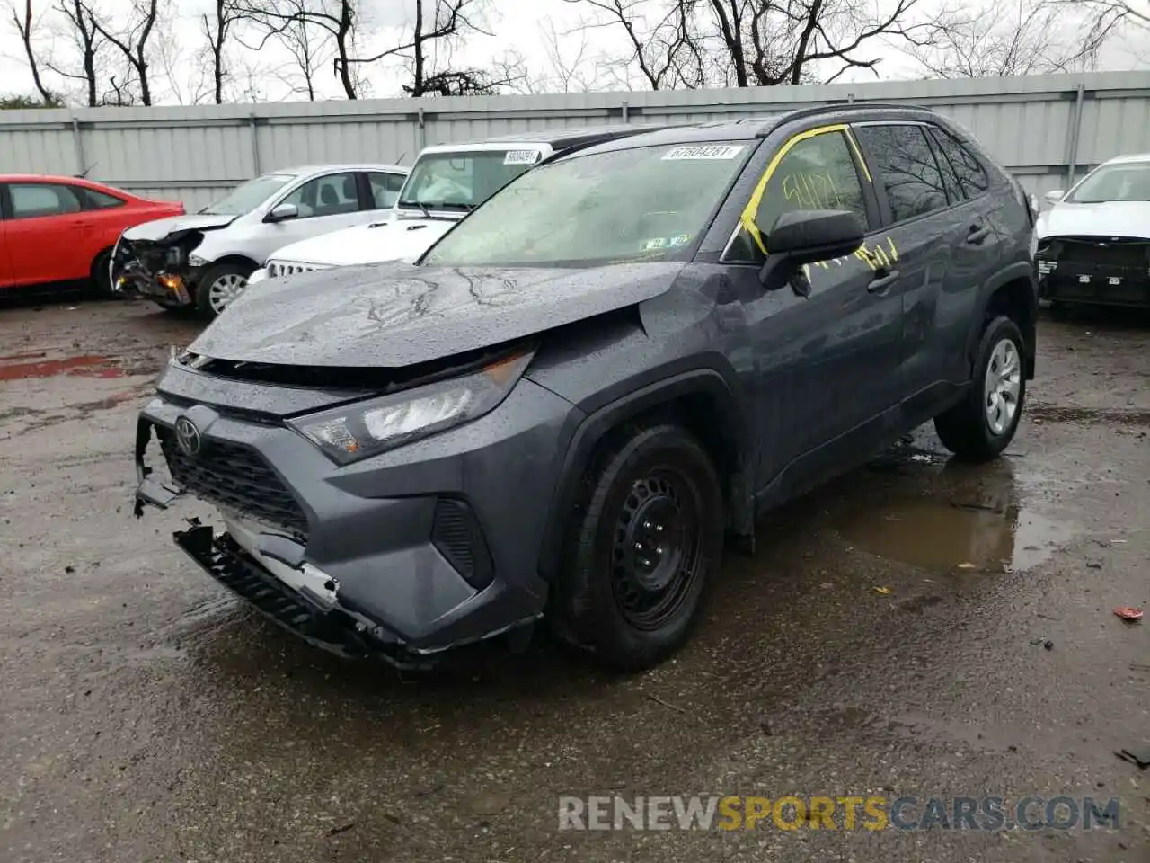 2 Photograph of a damaged car JTMF1RFV0KD005869 TOYOTA RAV4 2019