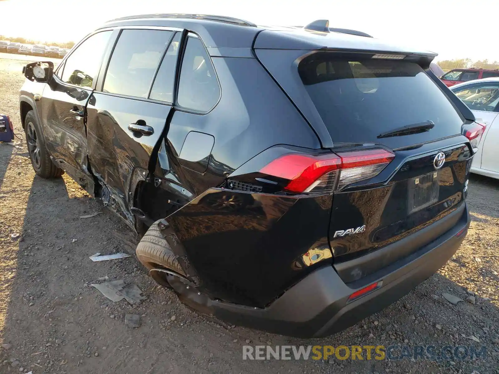 3 Photograph of a damaged car JTMF1RFV0KD028908 TOYOTA RAV4 2019