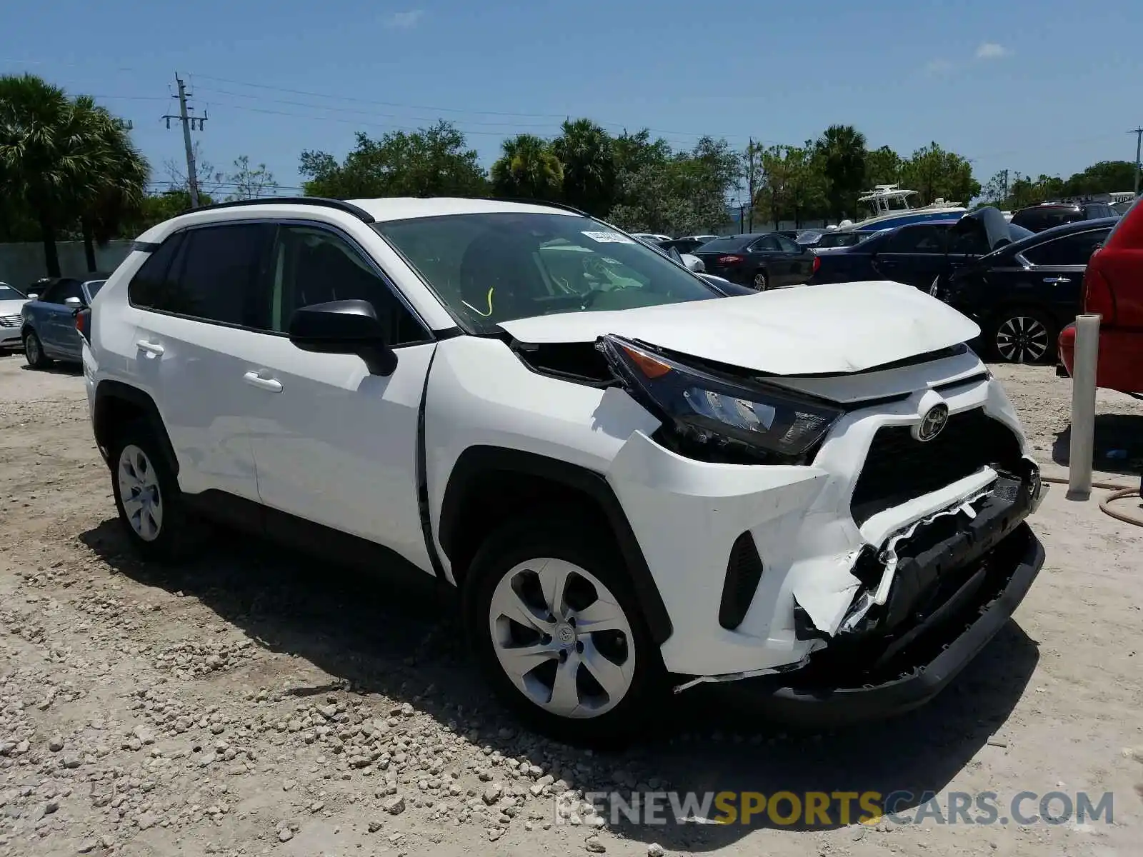 1 Photograph of a damaged car JTMF1RFV0KD029556 TOYOTA RAV4 2019