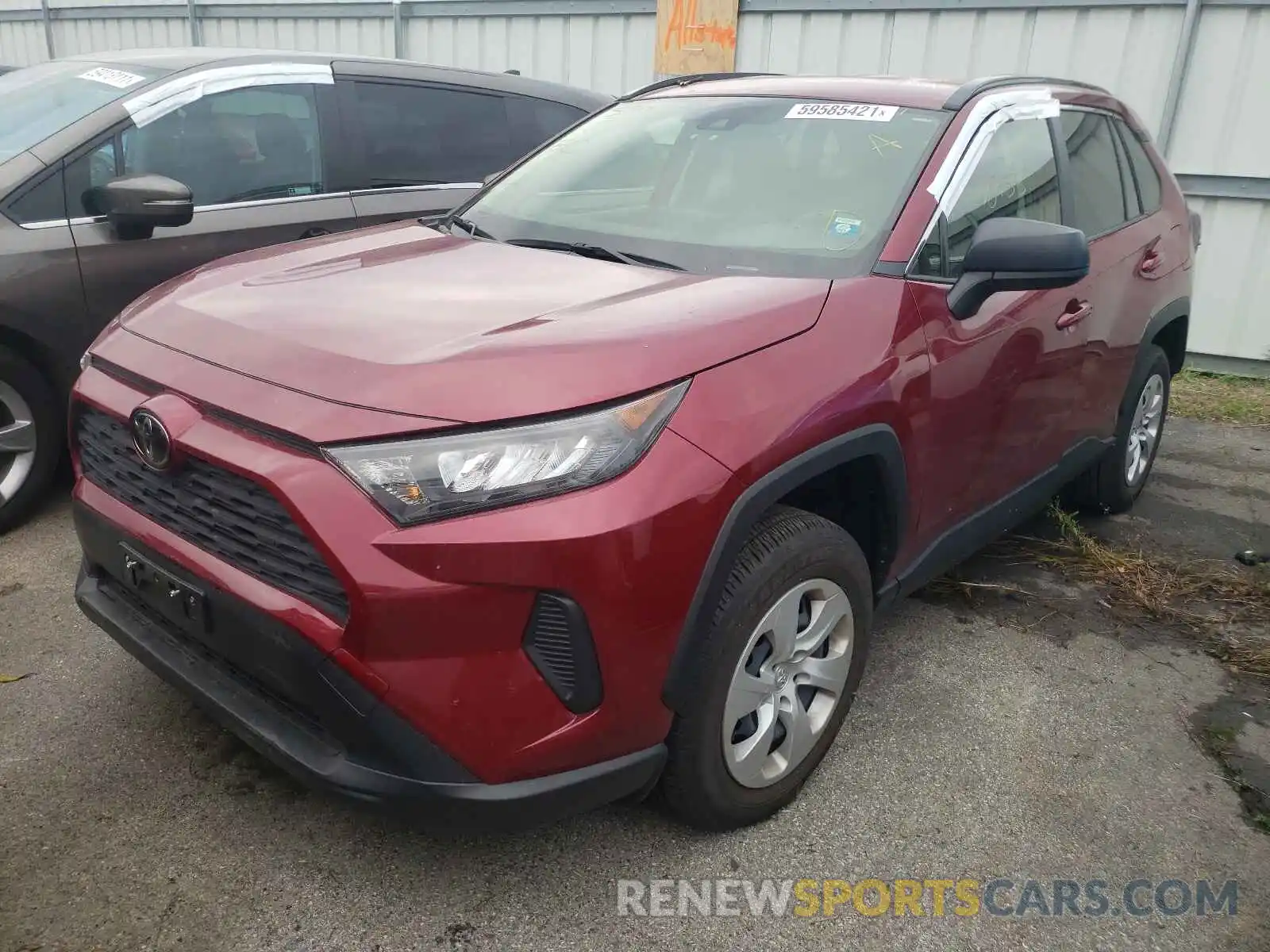 2 Фотография поврежденного автомобиля JTMF1RFV0KD032117 TOYOTA RAV4 2019