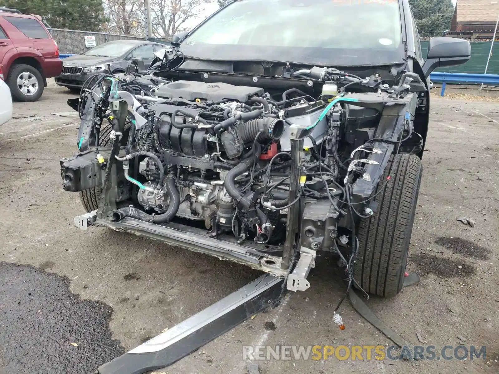 9 Фотография поврежденного автомобиля JTMF1RFV0KD034305 TOYOTA RAV4 2019
