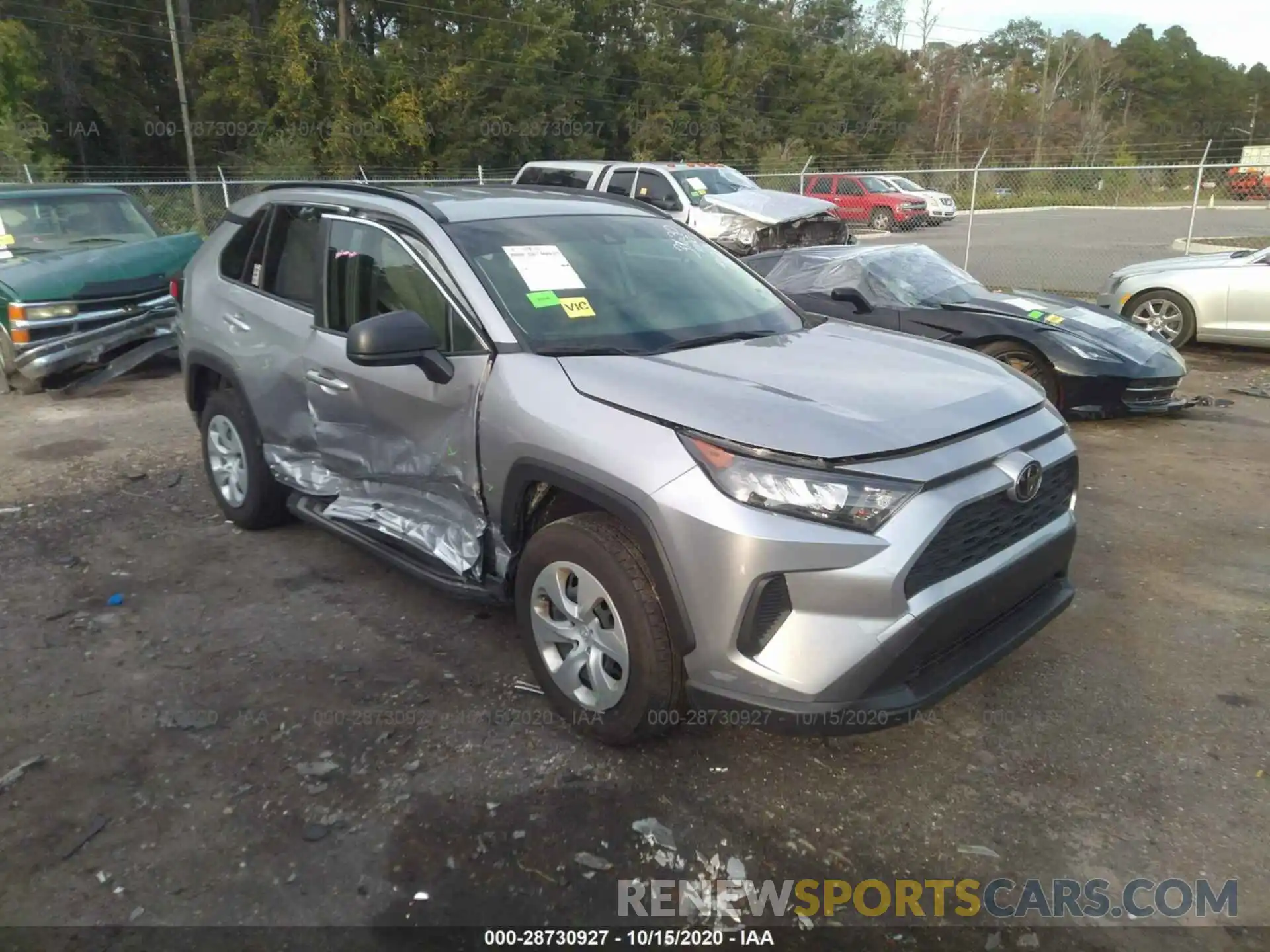 1 Photograph of a damaged car JTMF1RFV0KD039827 TOYOTA RAV4 2019