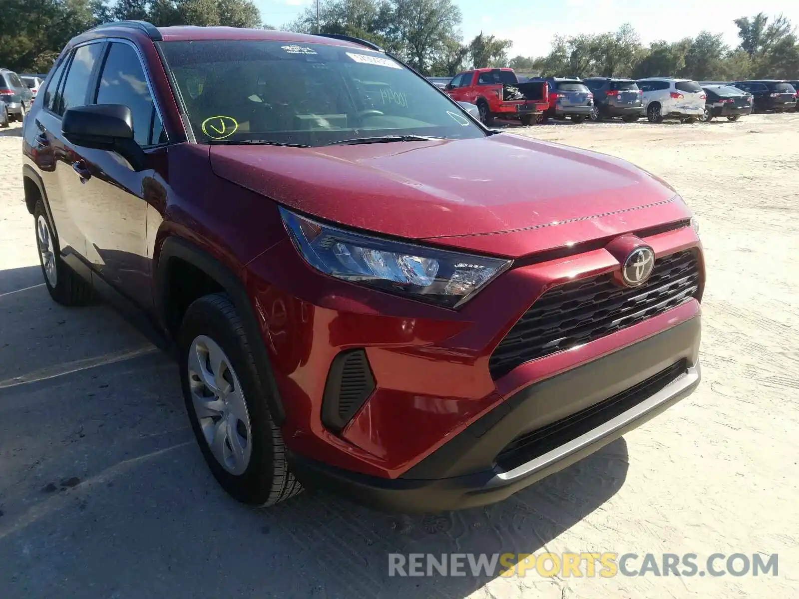 1 Photograph of a damaged car JTMF1RFV0KD042100 TOYOTA RAV4 2019