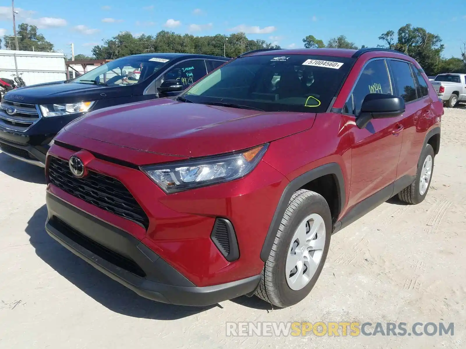 2 Photograph of a damaged car JTMF1RFV0KD042100 TOYOTA RAV4 2019