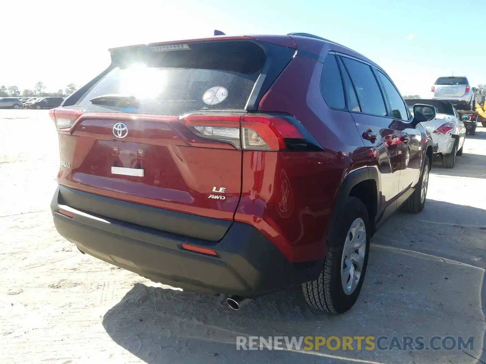 4 Photograph of a damaged car JTMF1RFV0KD042100 TOYOTA RAV4 2019