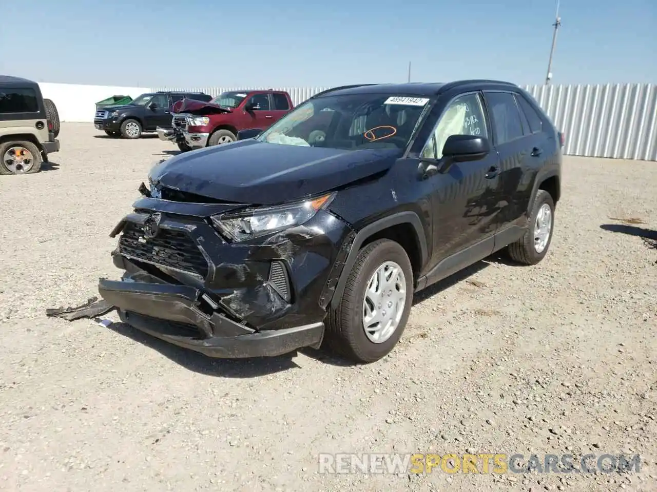 2 Photograph of a damaged car JTMF1RFV0KD044171 TOYOTA RAV4 2019