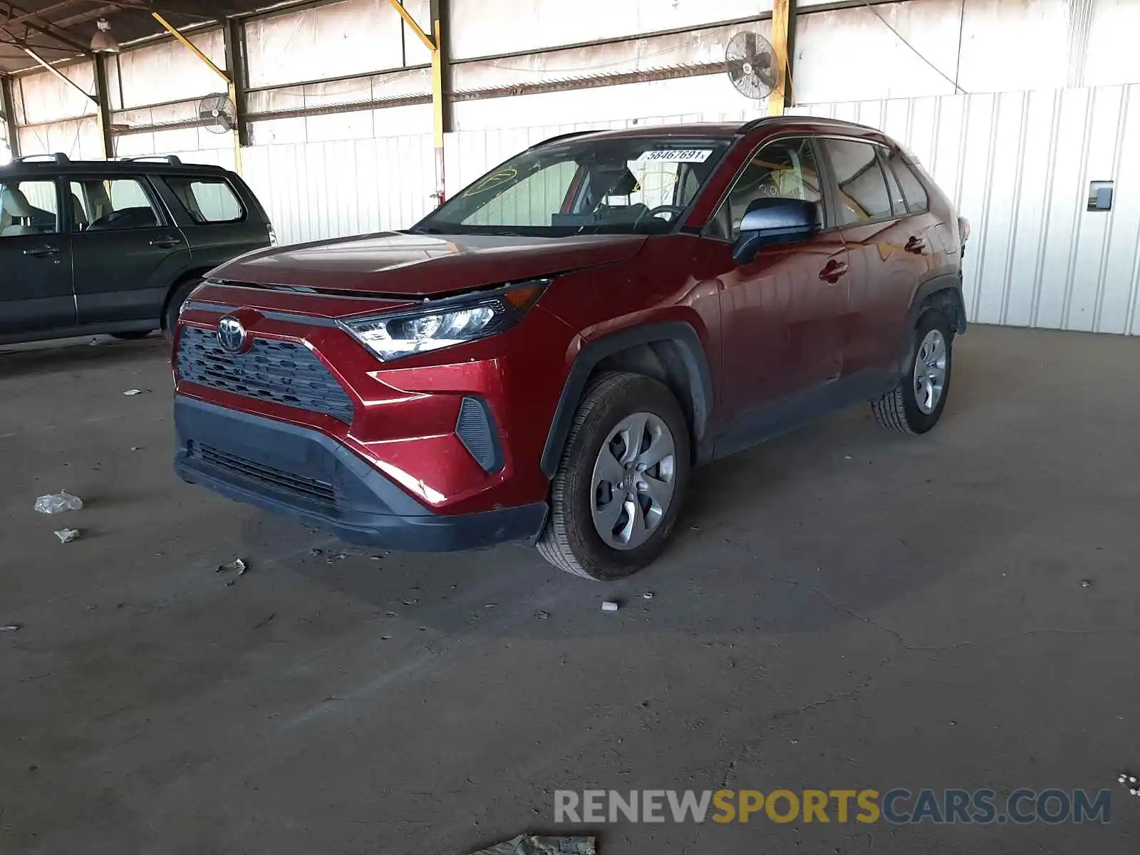 2 Фотография поврежденного автомобиля JTMF1RFV0KD045269 TOYOTA RAV4 2019