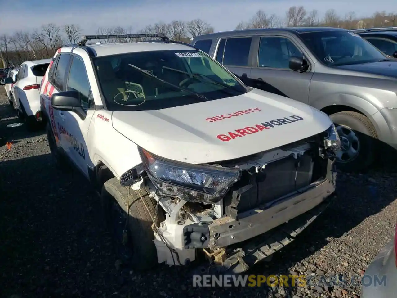 1 Photograph of a damaged car JTMF1RFV0KD046583 TOYOTA RAV4 2019