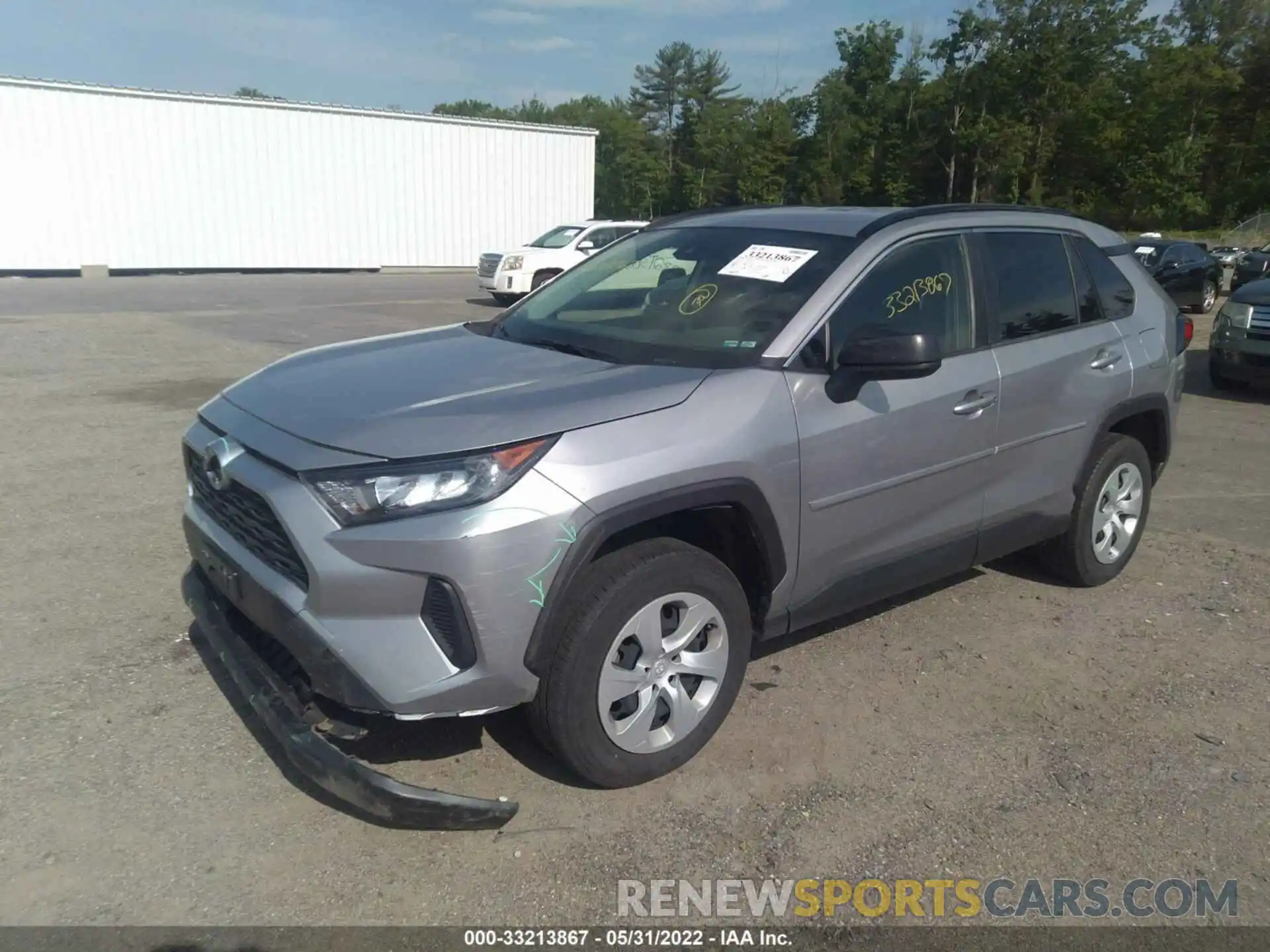 2 Photograph of a damaged car JTMF1RFV0KD047555 TOYOTA RAV4 2019