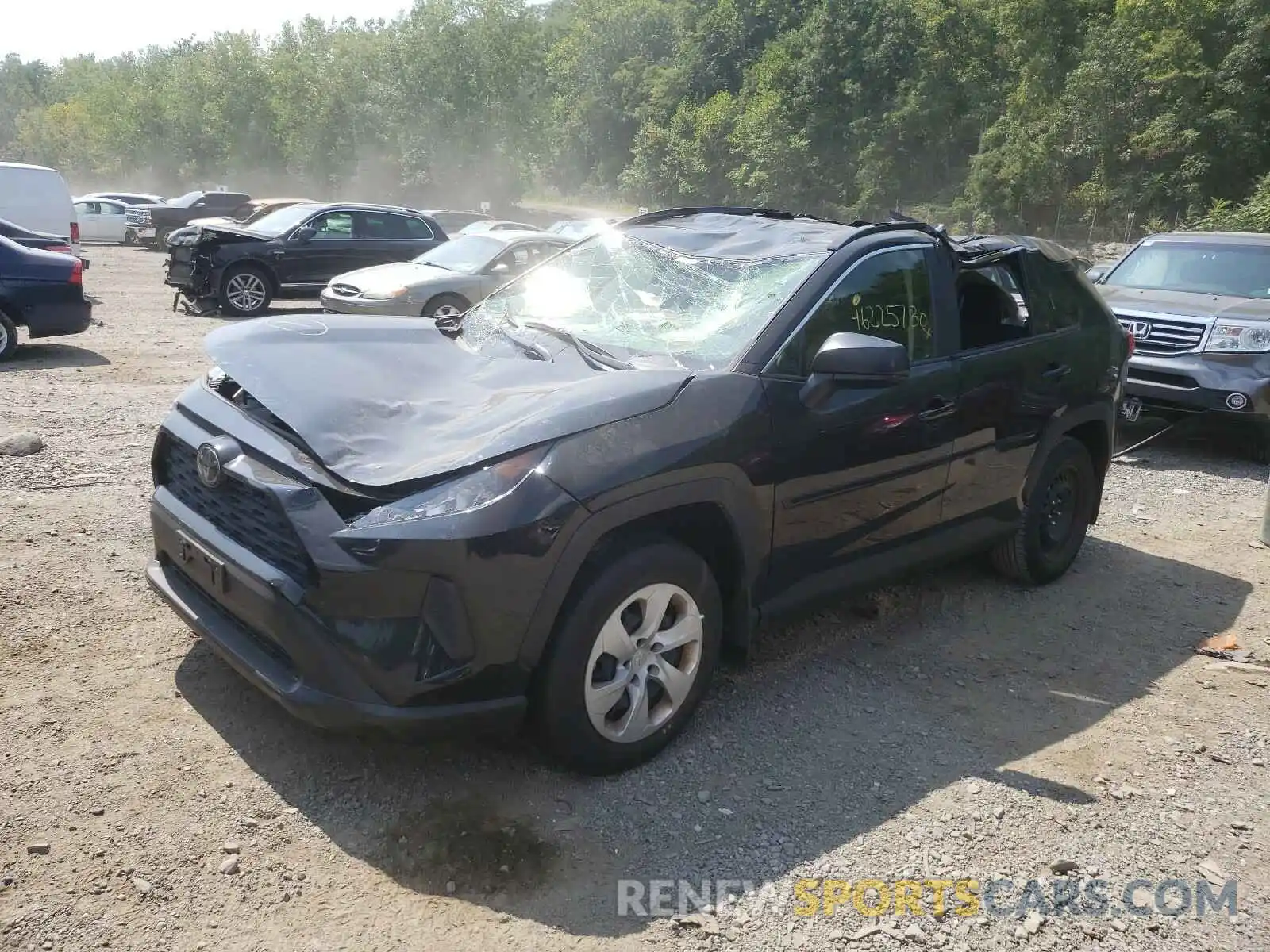 2 Photograph of a damaged car JTMF1RFV0KD500251 TOYOTA RAV4 2019