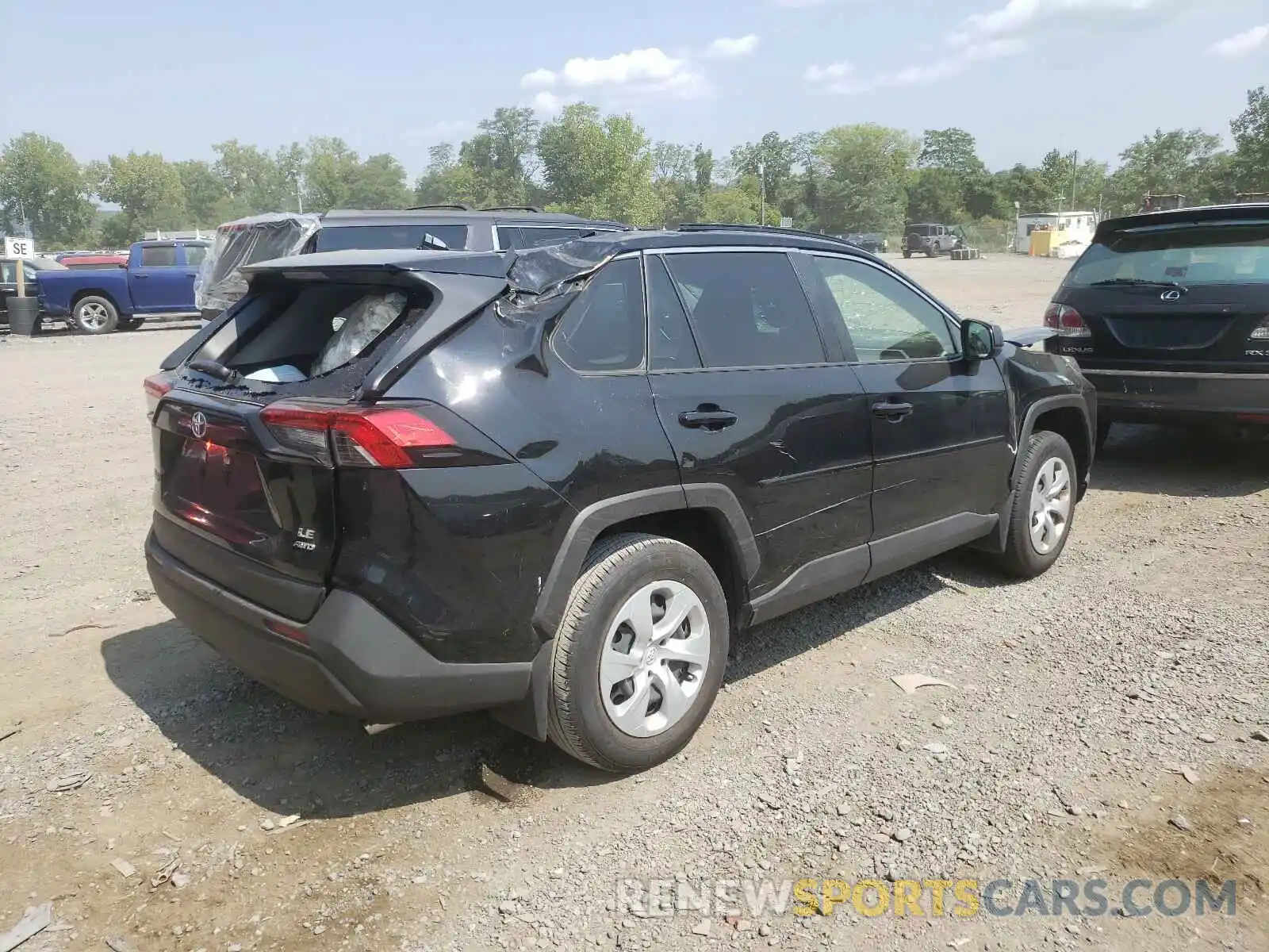 4 Photograph of a damaged car JTMF1RFV0KD500251 TOYOTA RAV4 2019