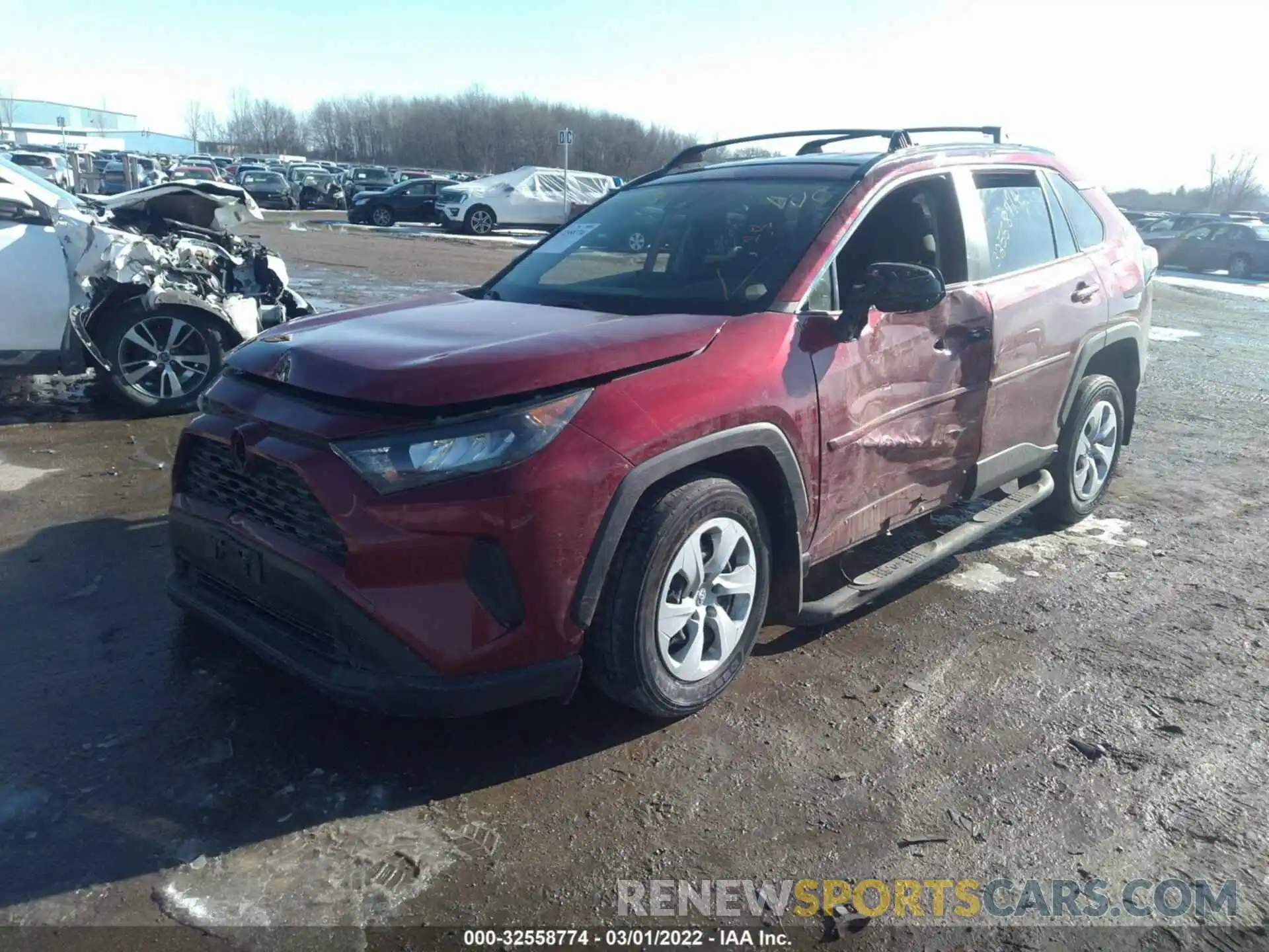 2 Photograph of a damaged car JTMF1RFV0KD502839 TOYOTA RAV4 2019