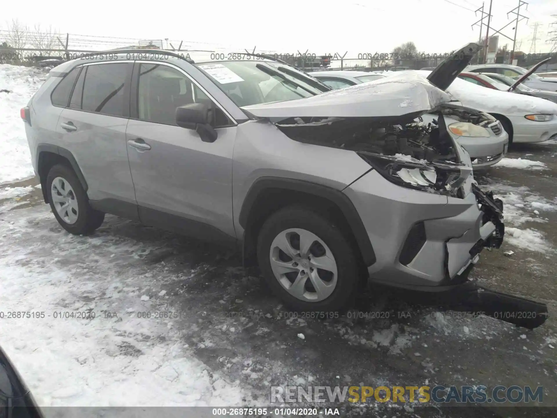 1 Photograph of a damaged car JTMF1RFV0KD509872 TOYOTA RAV4 2019