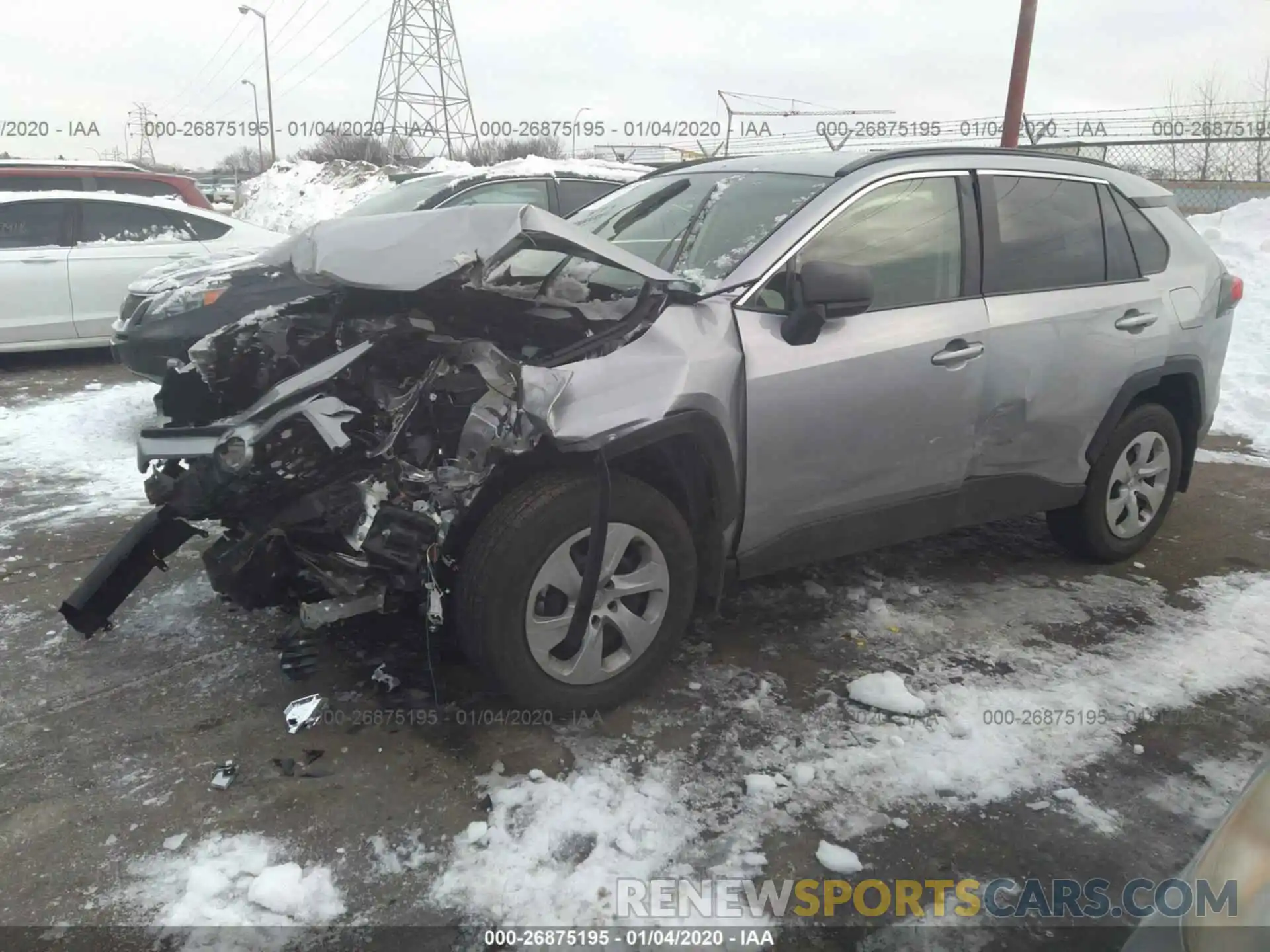 2 Photograph of a damaged car JTMF1RFV0KD509872 TOYOTA RAV4 2019