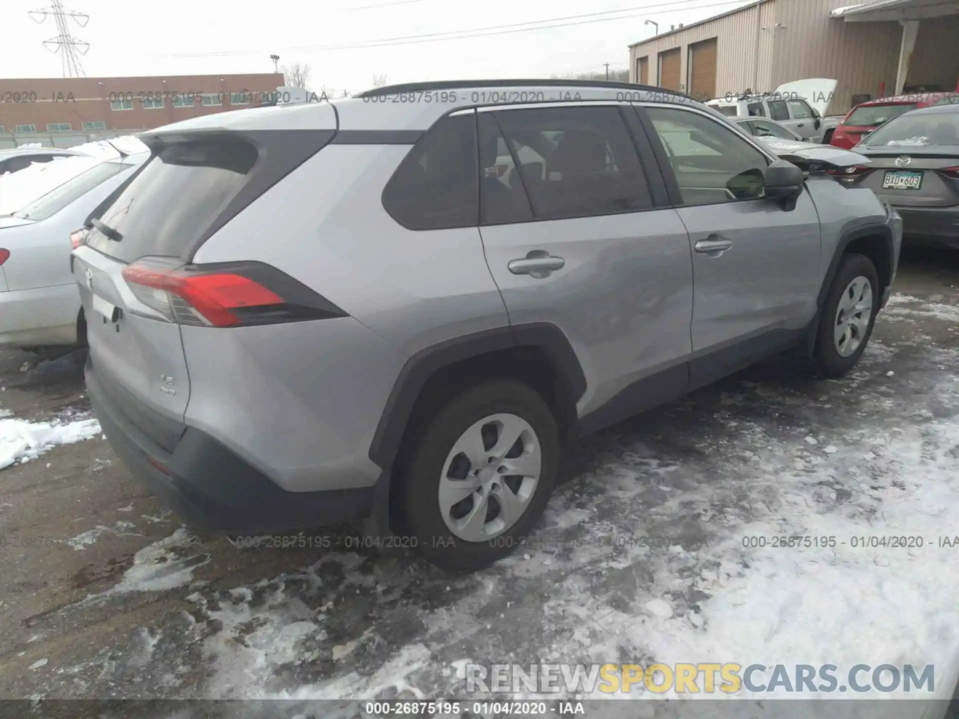 4 Photograph of a damaged car JTMF1RFV0KD509872 TOYOTA RAV4 2019