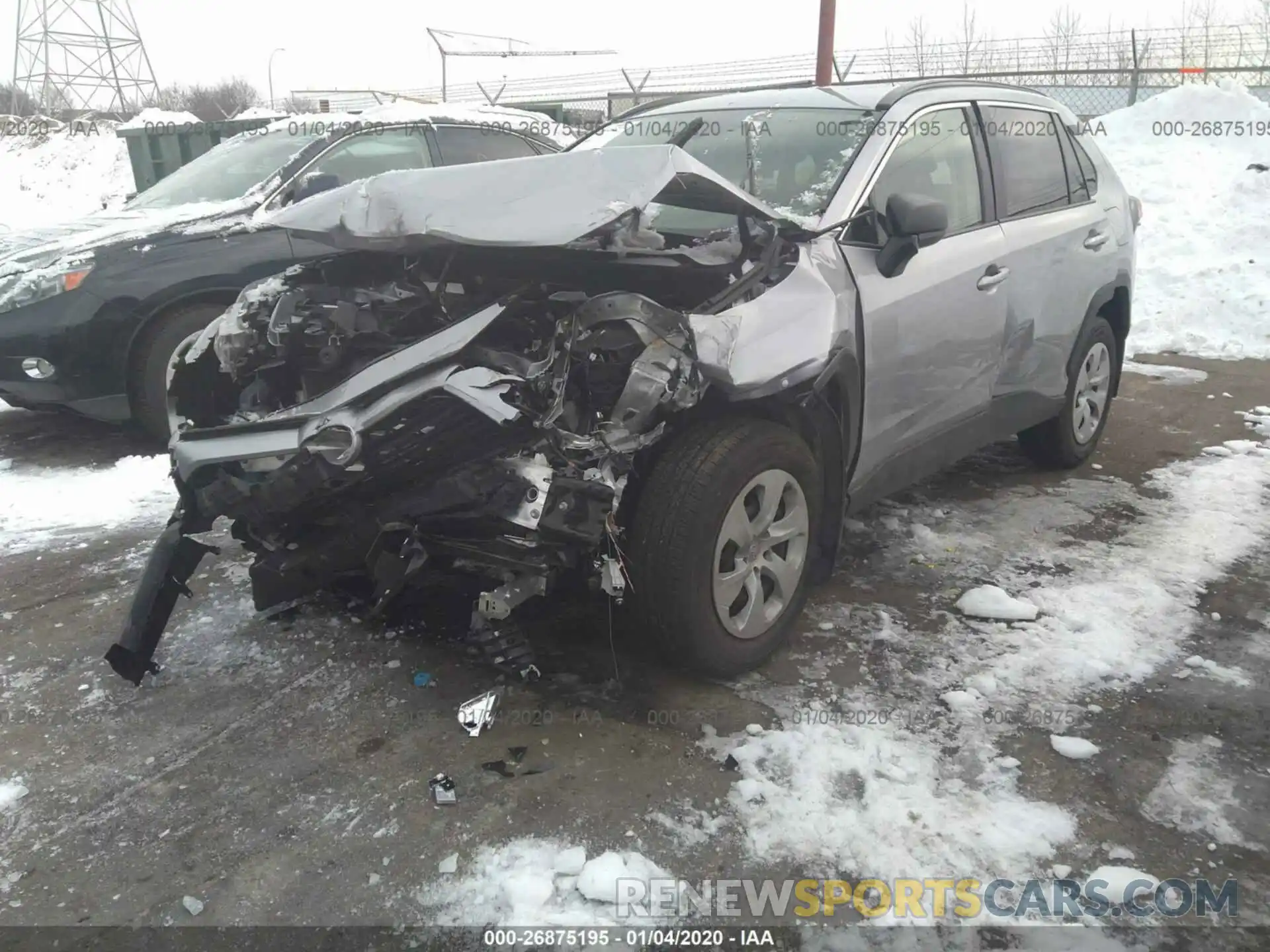 6 Photograph of a damaged car JTMF1RFV0KD509872 TOYOTA RAV4 2019