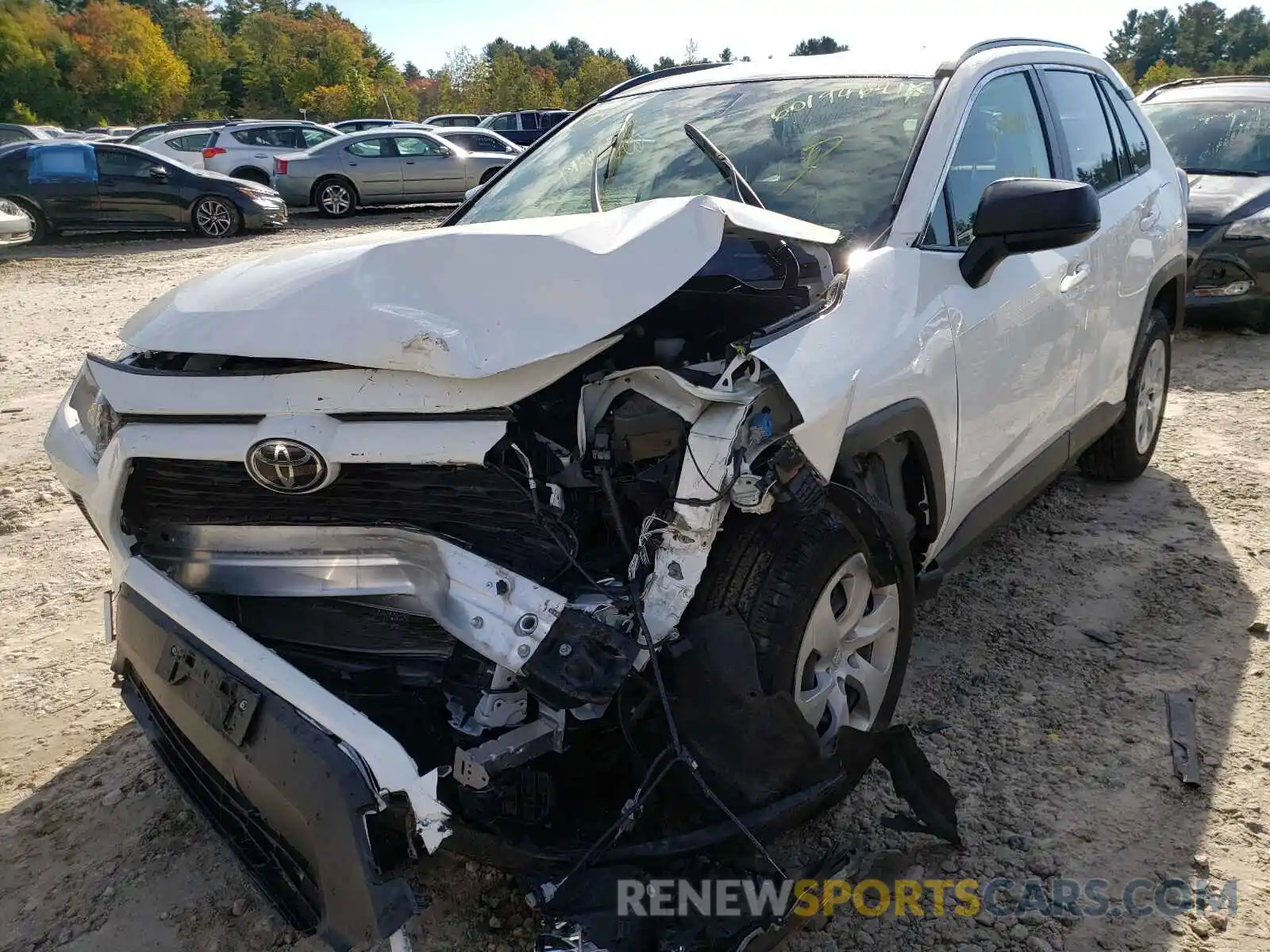 2 Photograph of a damaged car JTMF1RFV0KD512030 TOYOTA RAV4 2019