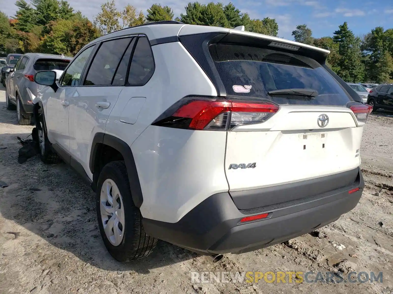 3 Photograph of a damaged car JTMF1RFV0KD512030 TOYOTA RAV4 2019