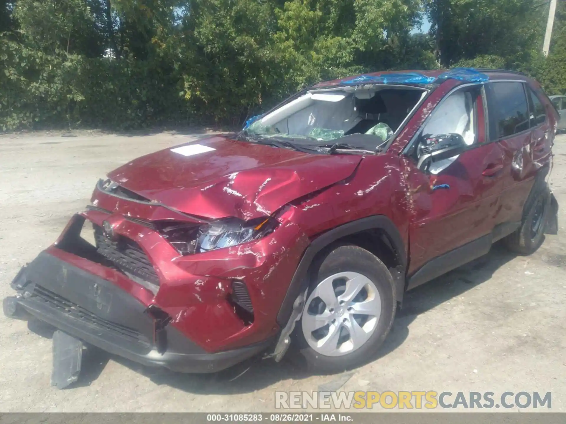 2 Photograph of a damaged car JTMF1RFV0KD513016 TOYOTA RAV4 2019