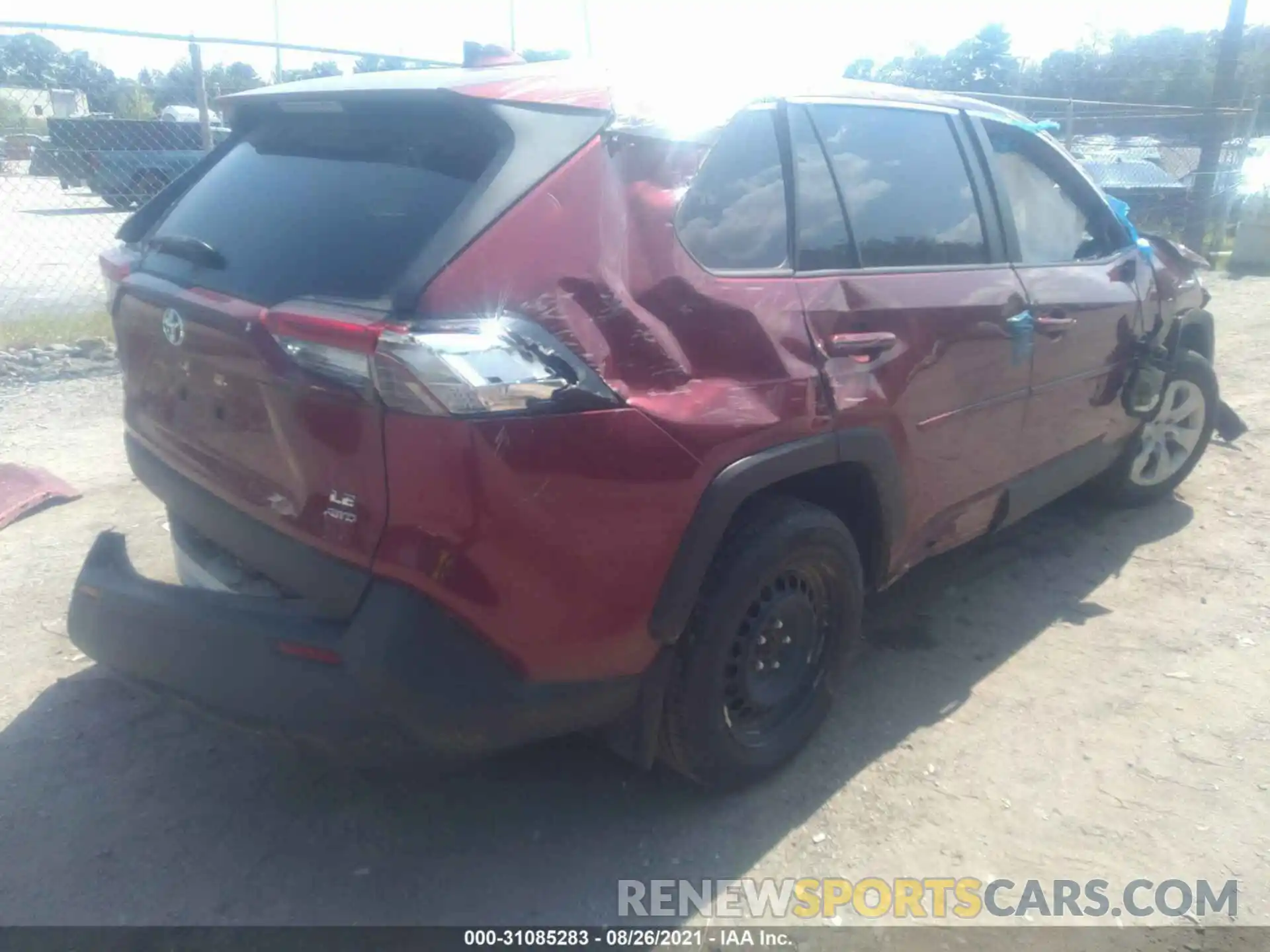 4 Фотография поврежденного автомобиля JTMF1RFV0KD513016 TOYOTA RAV4 2019