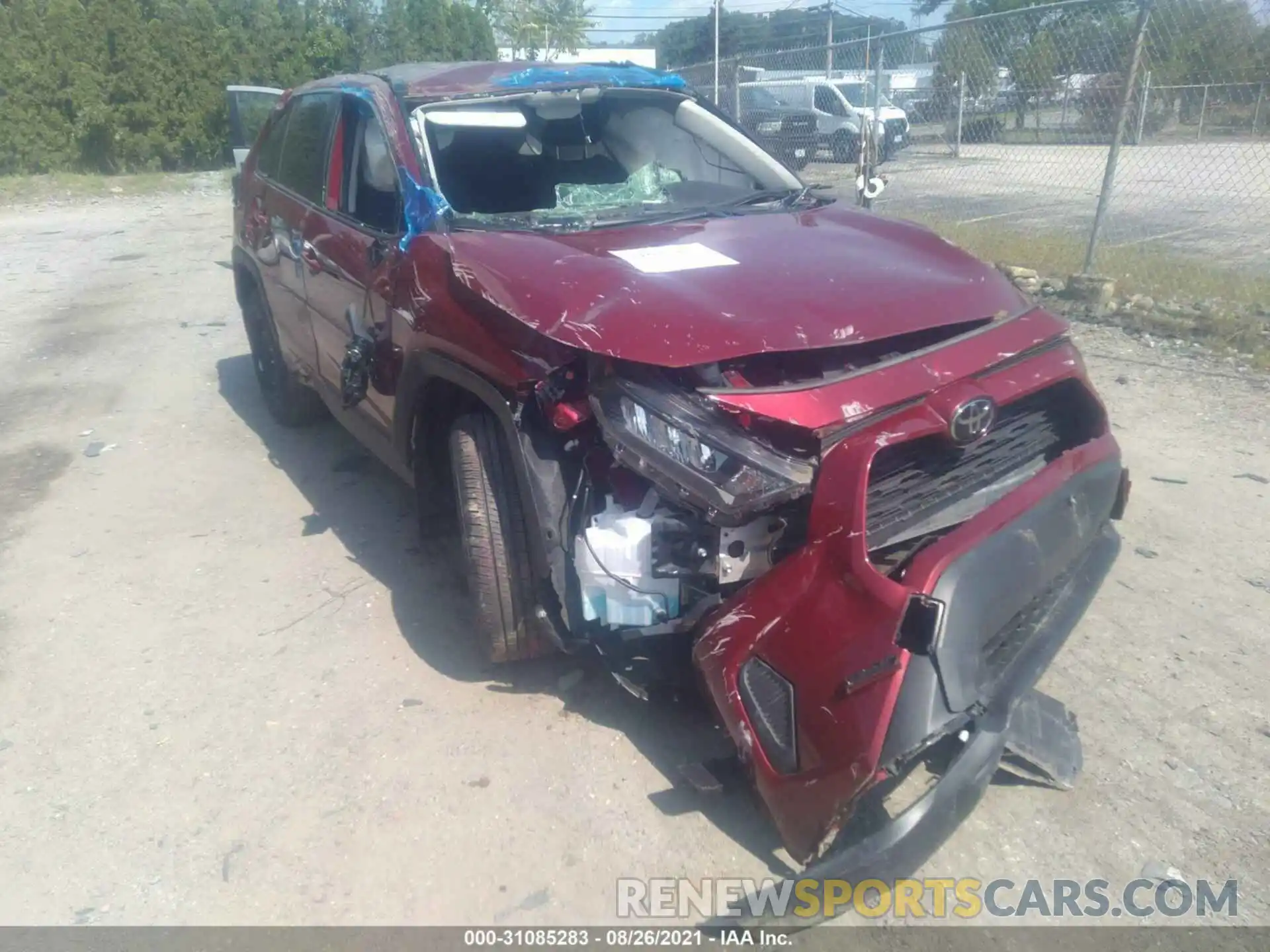 6 Photograph of a damaged car JTMF1RFV0KD513016 TOYOTA RAV4 2019