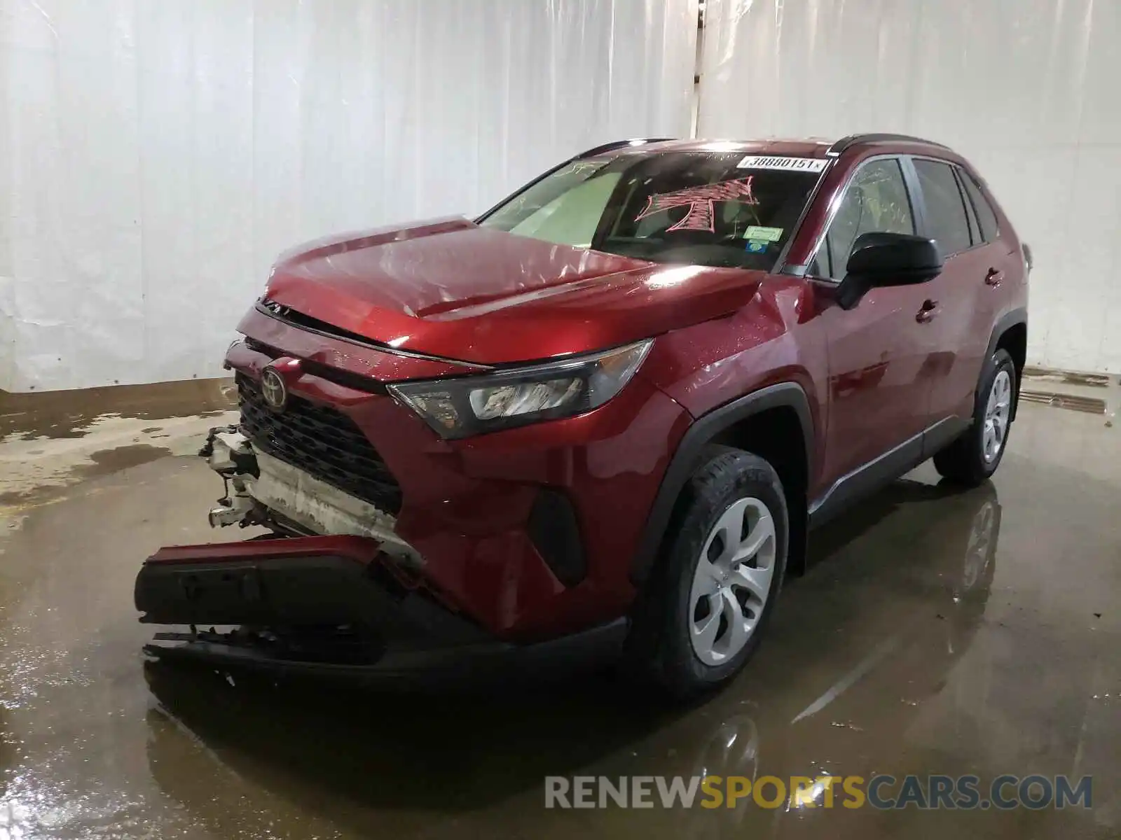 2 Photograph of a damaged car JTMF1RFV0KJ005629 TOYOTA RAV4 2019