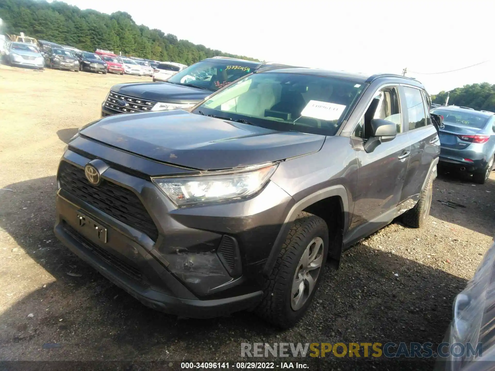 2 Фотография поврежденного автомобиля JTMF1RFV0KJ007509 TOYOTA RAV4 2019