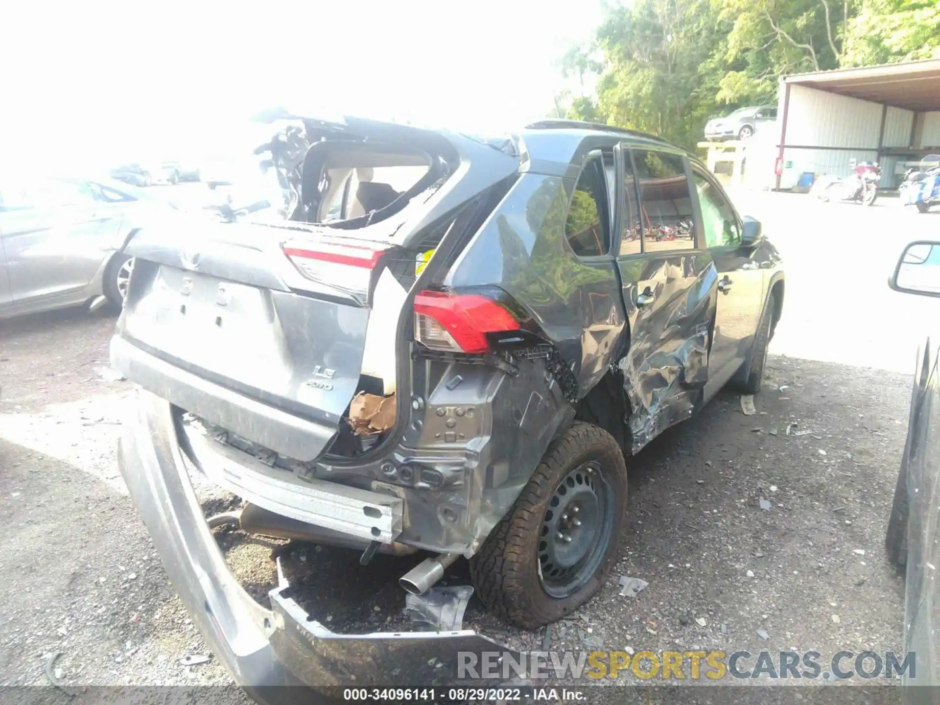 4 Фотография поврежденного автомобиля JTMF1RFV0KJ007509 TOYOTA RAV4 2019