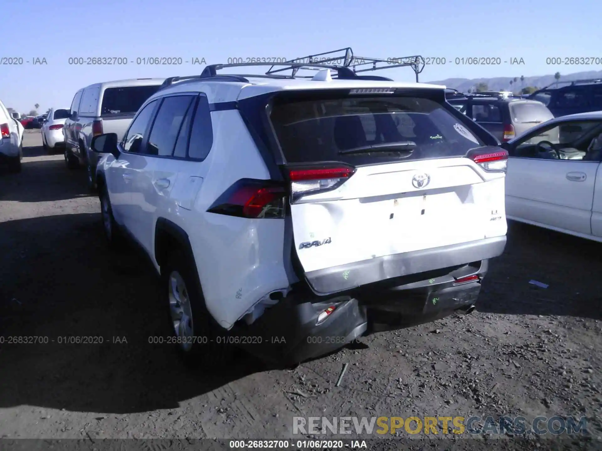 6 Photograph of a damaged car JTMF1RFV0KJ013312 TOYOTA RAV4 2019