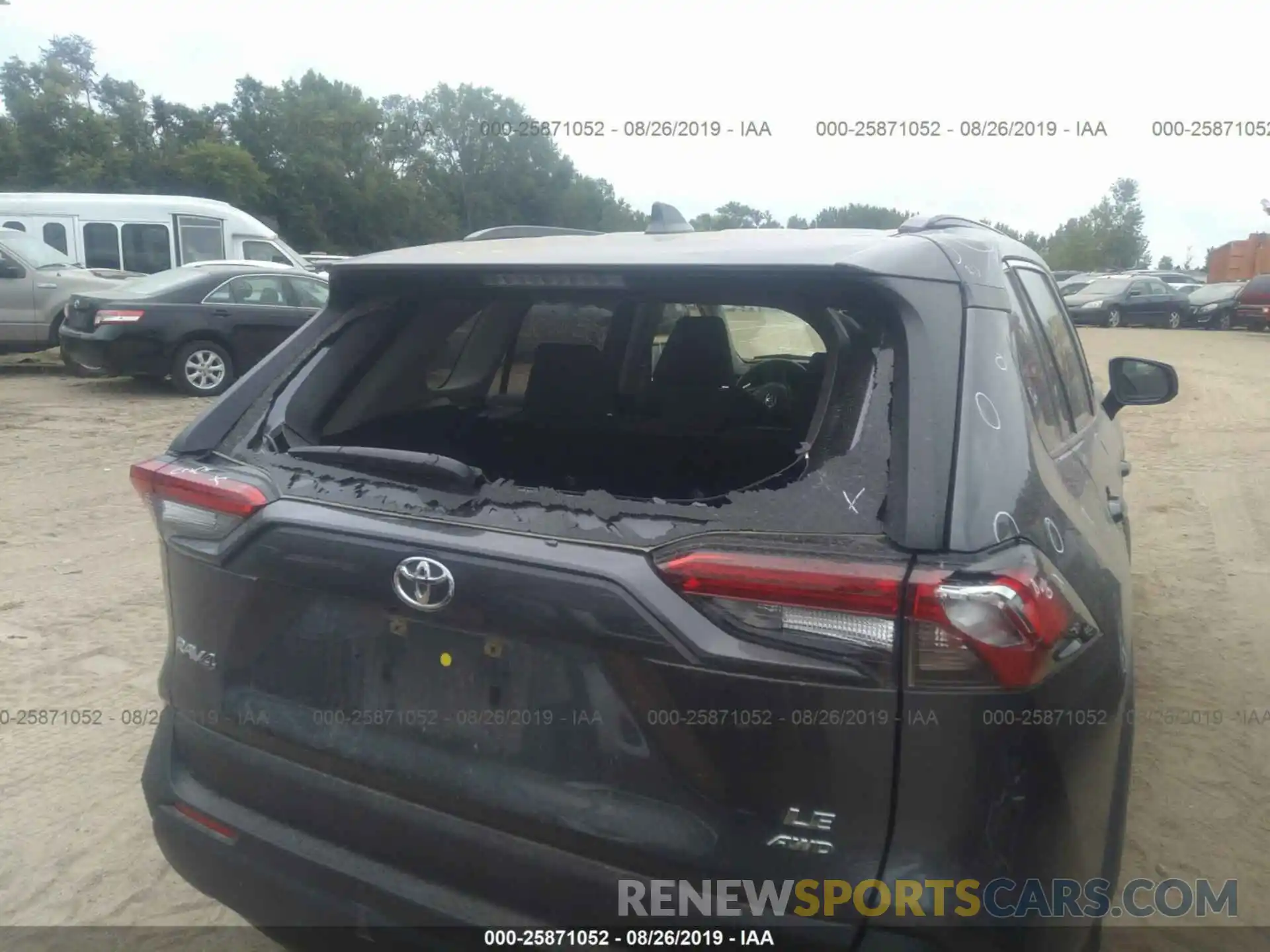 6 Photograph of a damaged car JTMF1RFV1KD006805 TOYOTA RAV4 2019