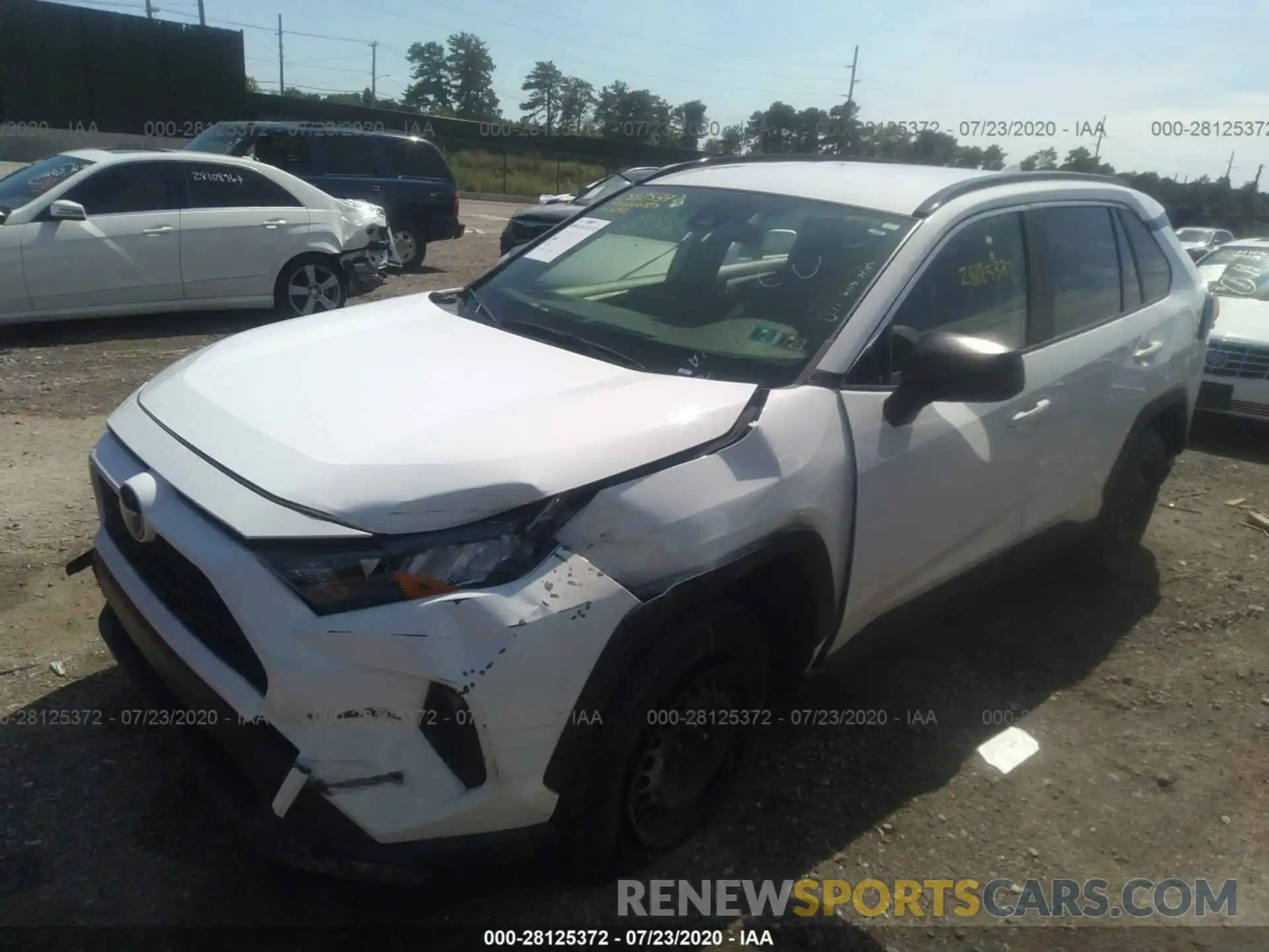 2 Photograph of a damaged car JTMF1RFV1KD007257 TOYOTA RAV4 2019