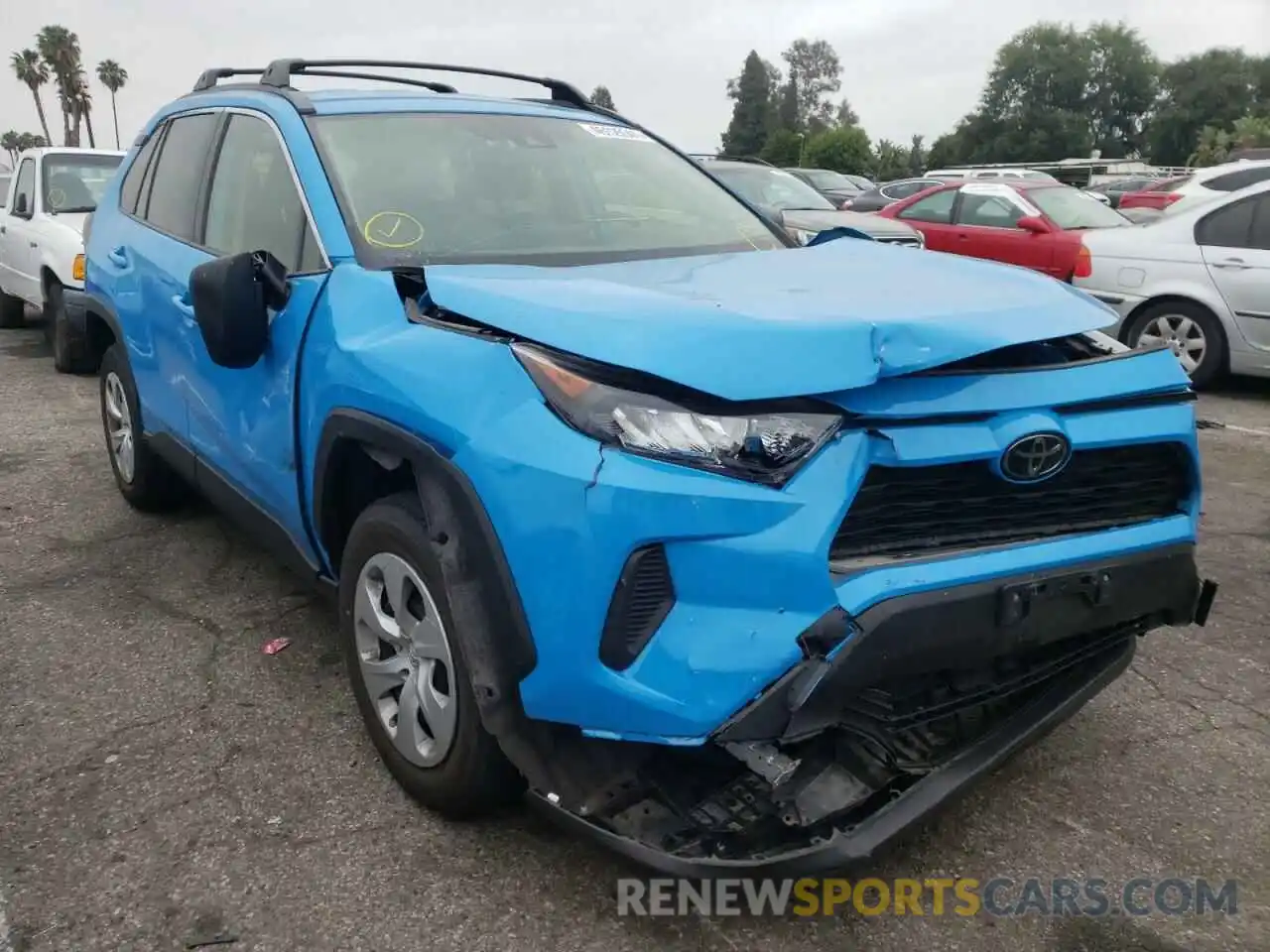 1 Photograph of a damaged car JTMF1RFV1KD022969 TOYOTA RAV4 2019