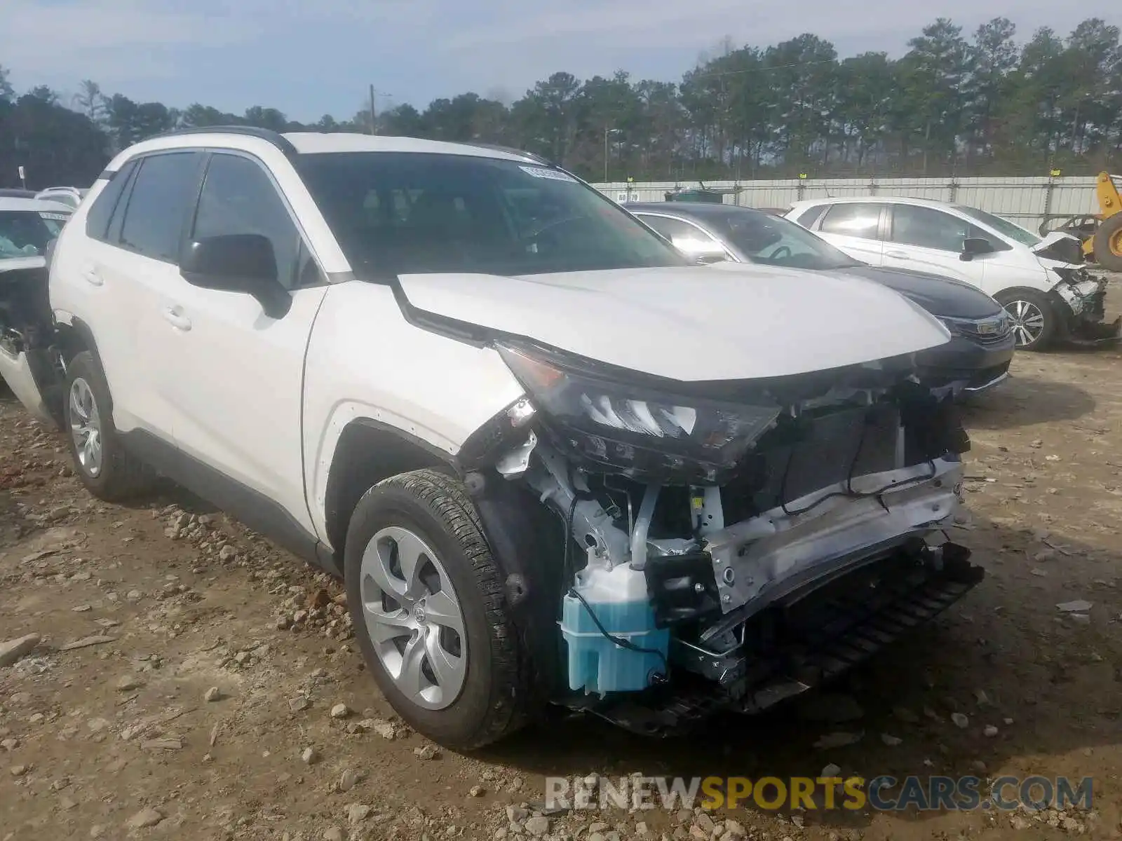 1 Photograph of a damaged car JTMF1RFV1KD027802 TOYOTA RAV4 2019