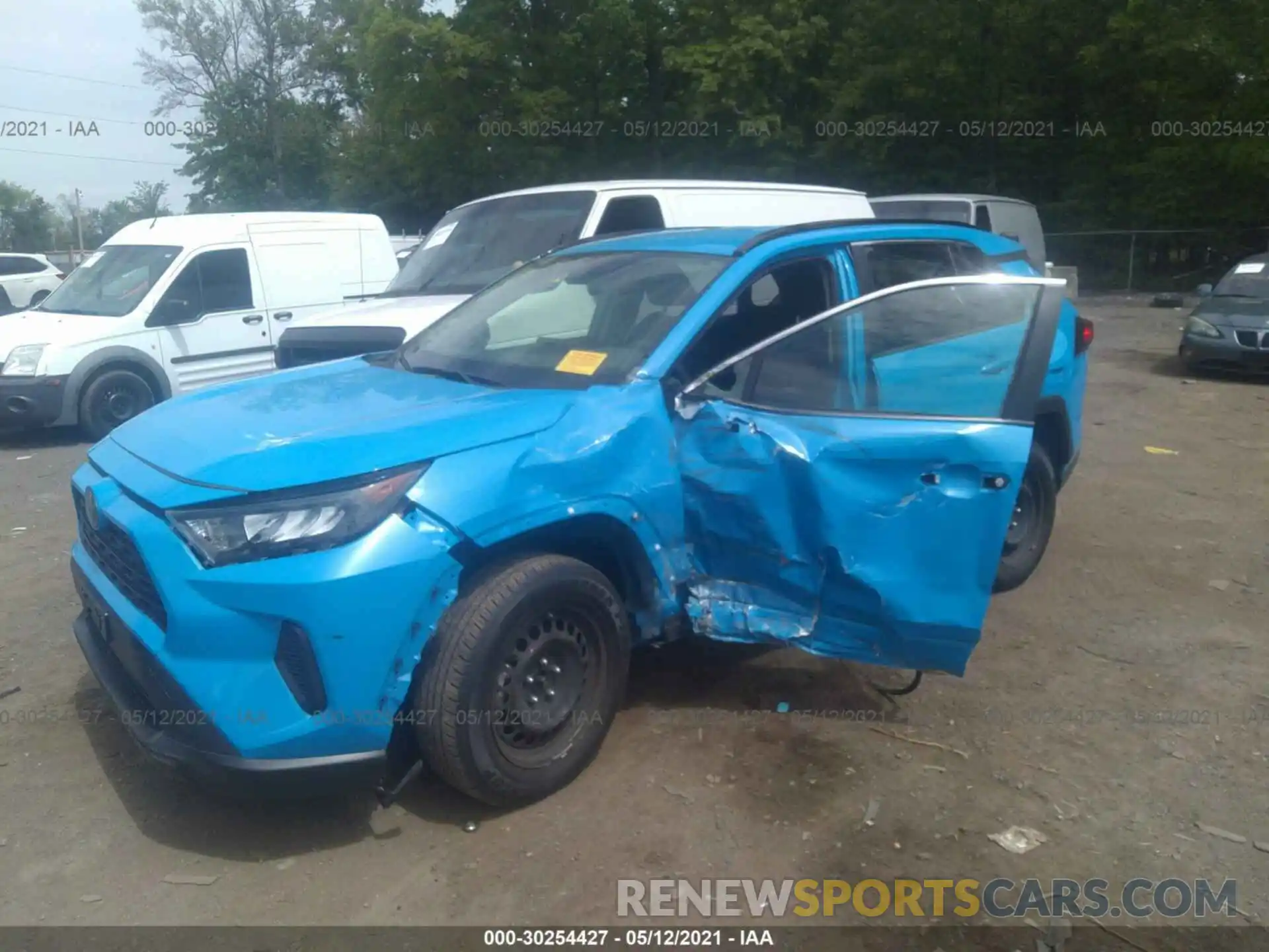 2 Фотография поврежденного автомобиля JTMF1RFV1KD036242 TOYOTA RAV4 2019